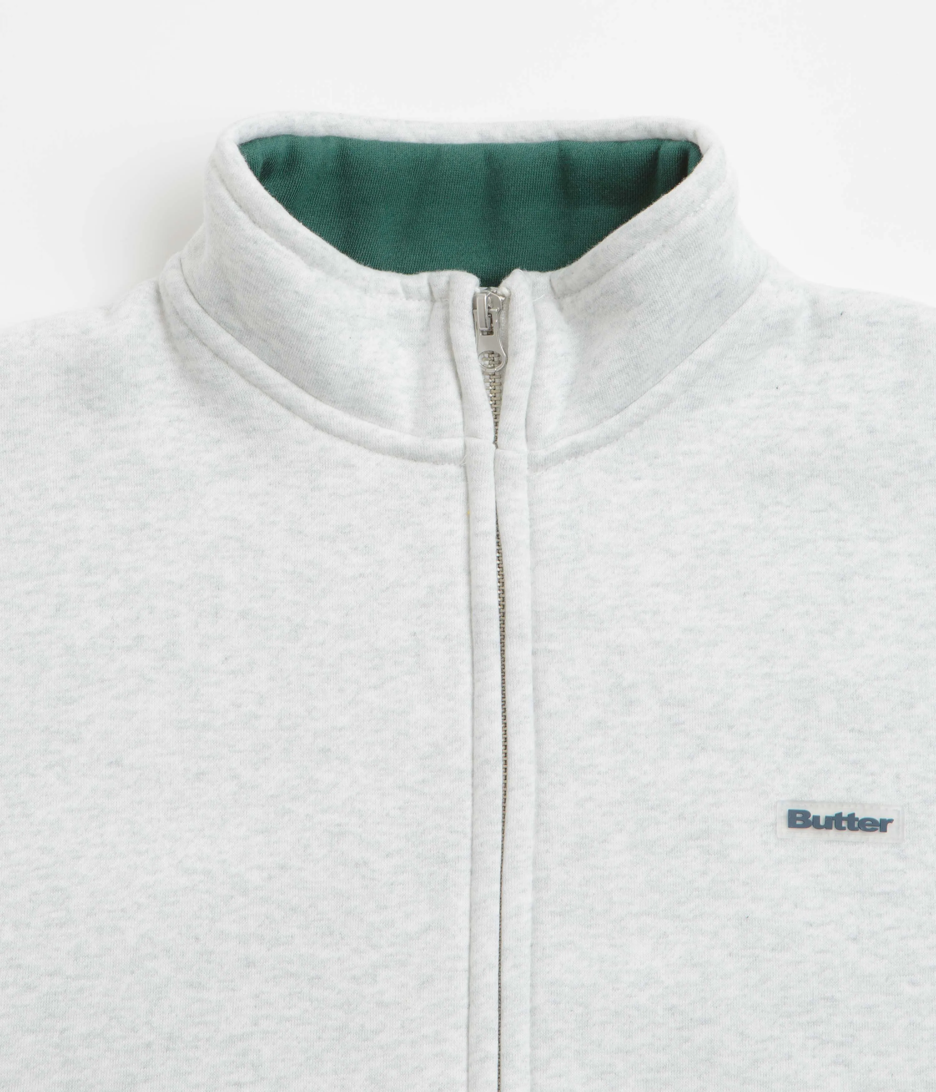 Butter Goods Endurance Zip-Thru Sweatshirt - Ash