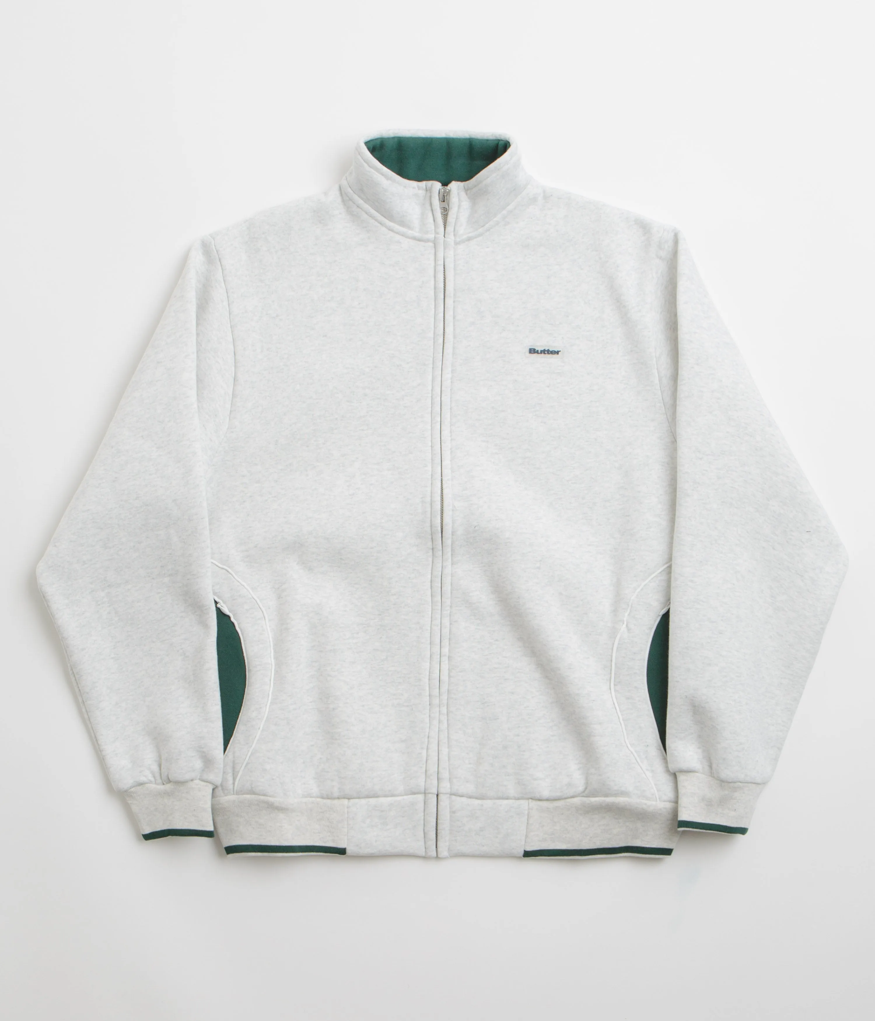 Butter Goods Endurance Zip-Thru Sweatshirt - Ash