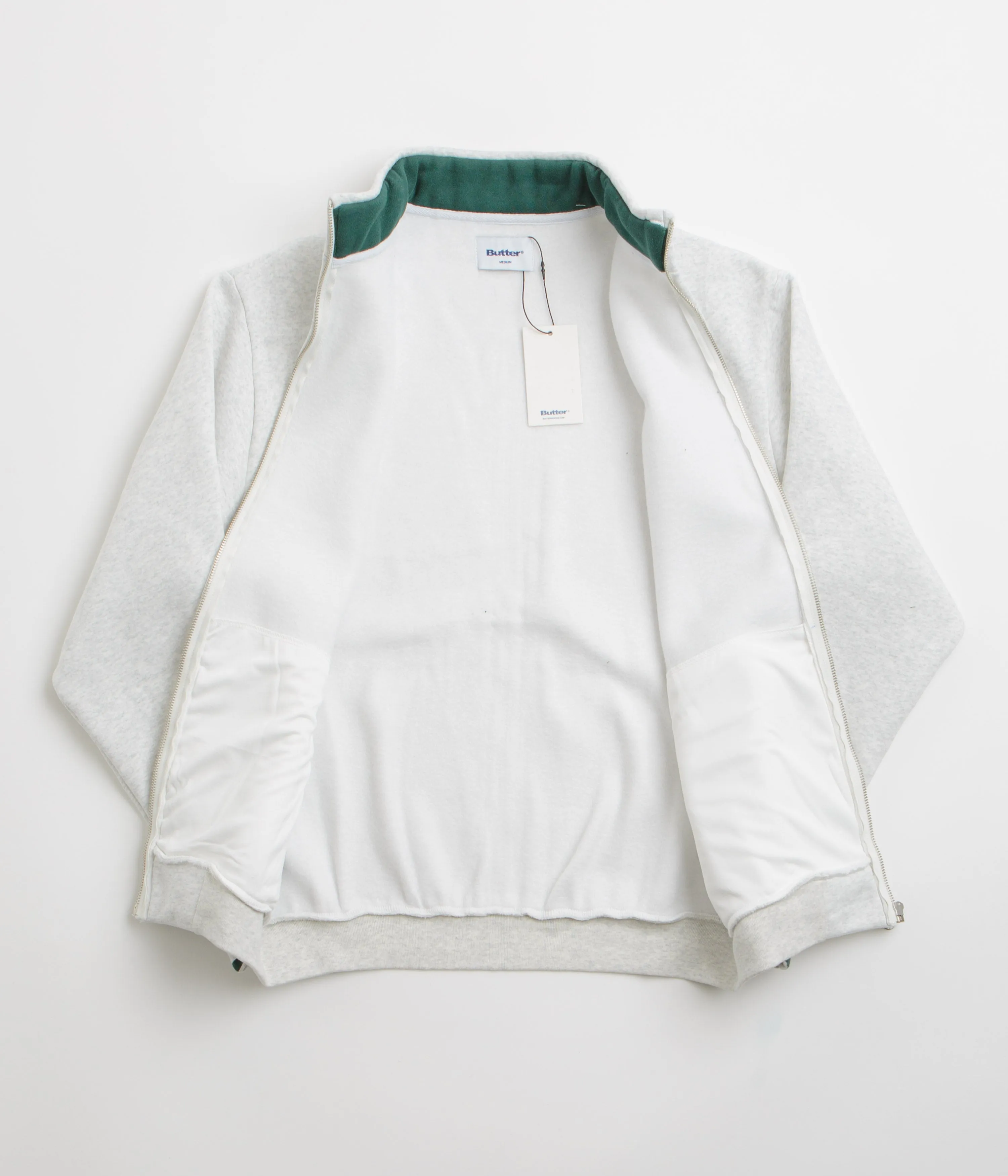Butter Goods Endurance Zip-Thru Sweatshirt - Ash