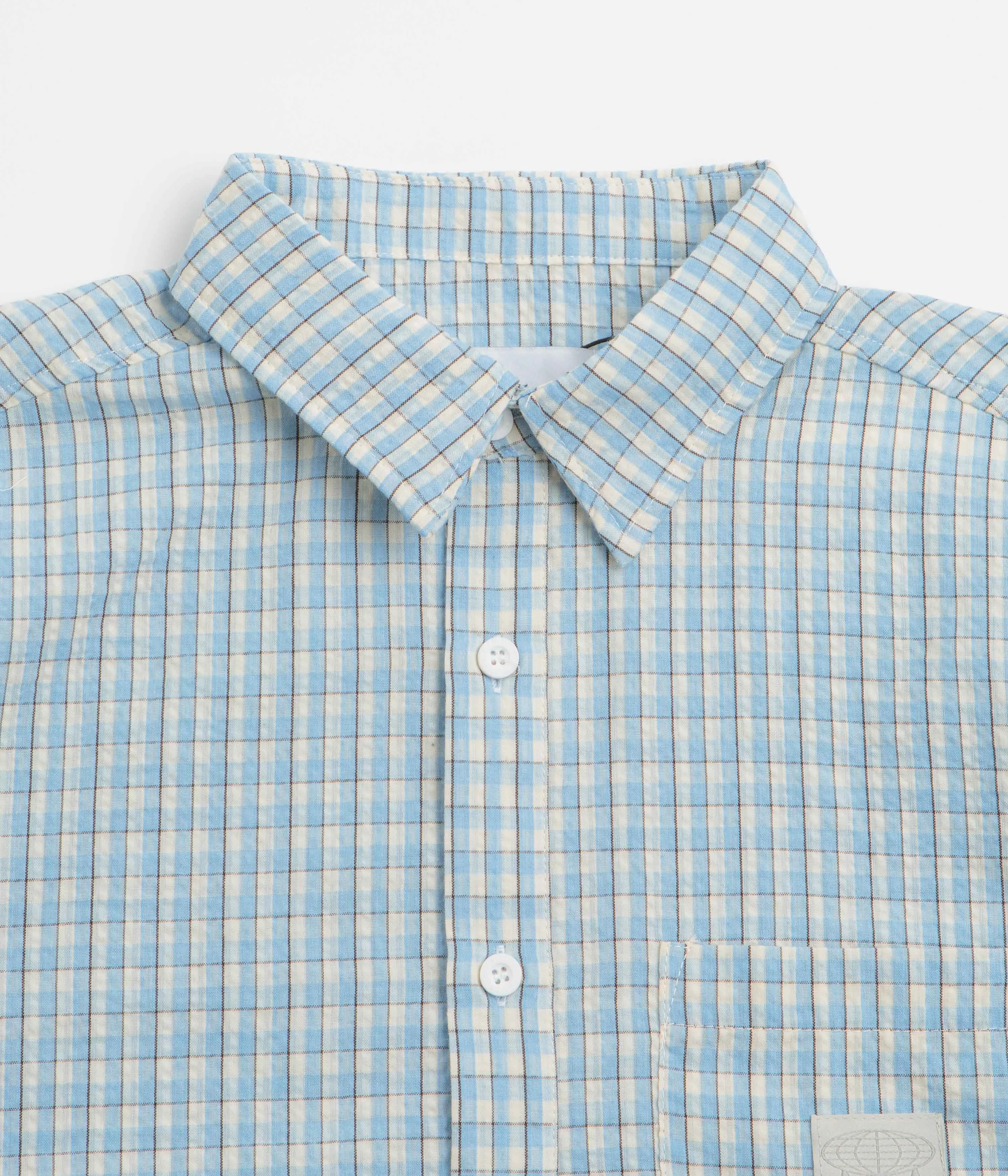 Butter Goods Equipment Short Sleeve Shirt - Blue