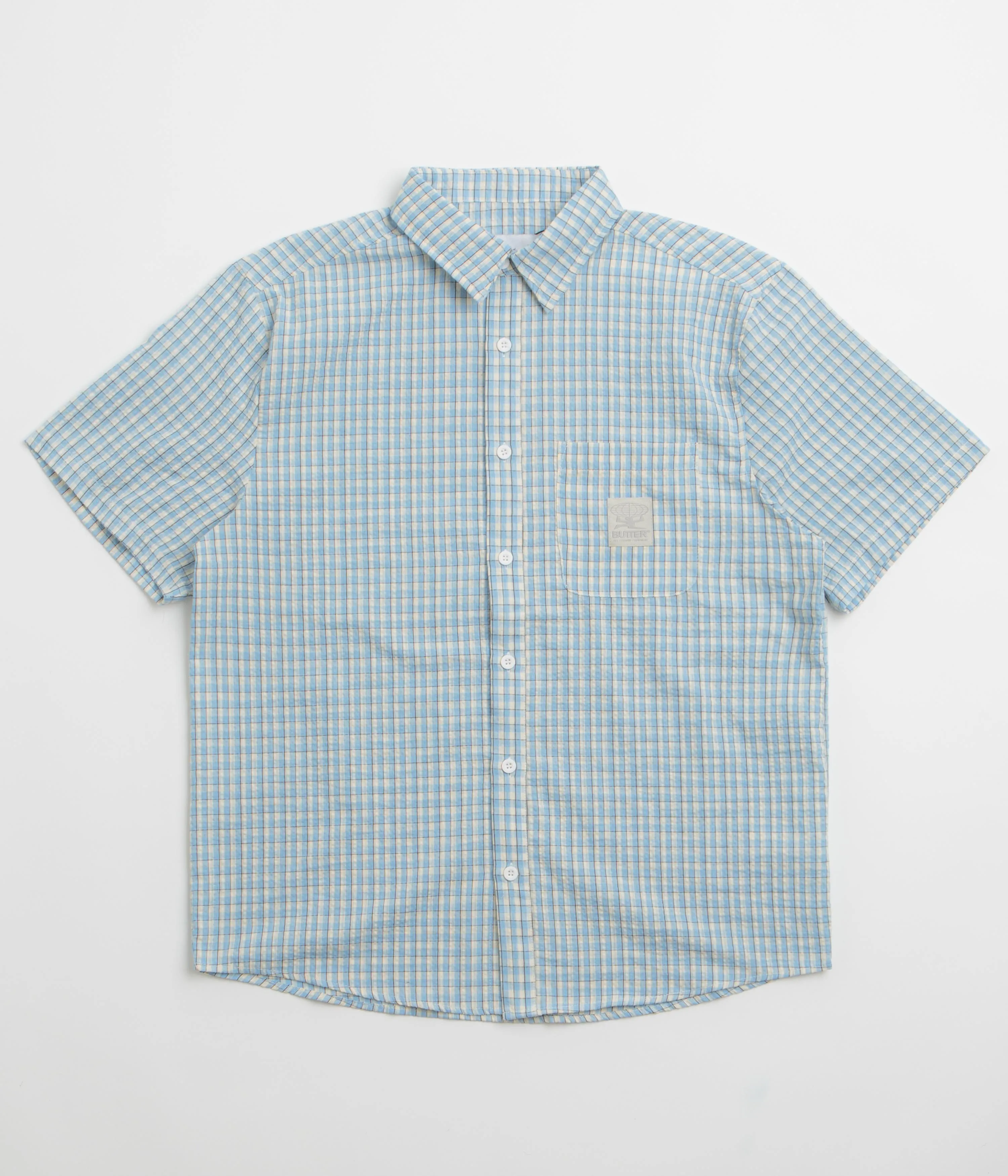 Butter Goods Equipment Short Sleeve Shirt - Blue