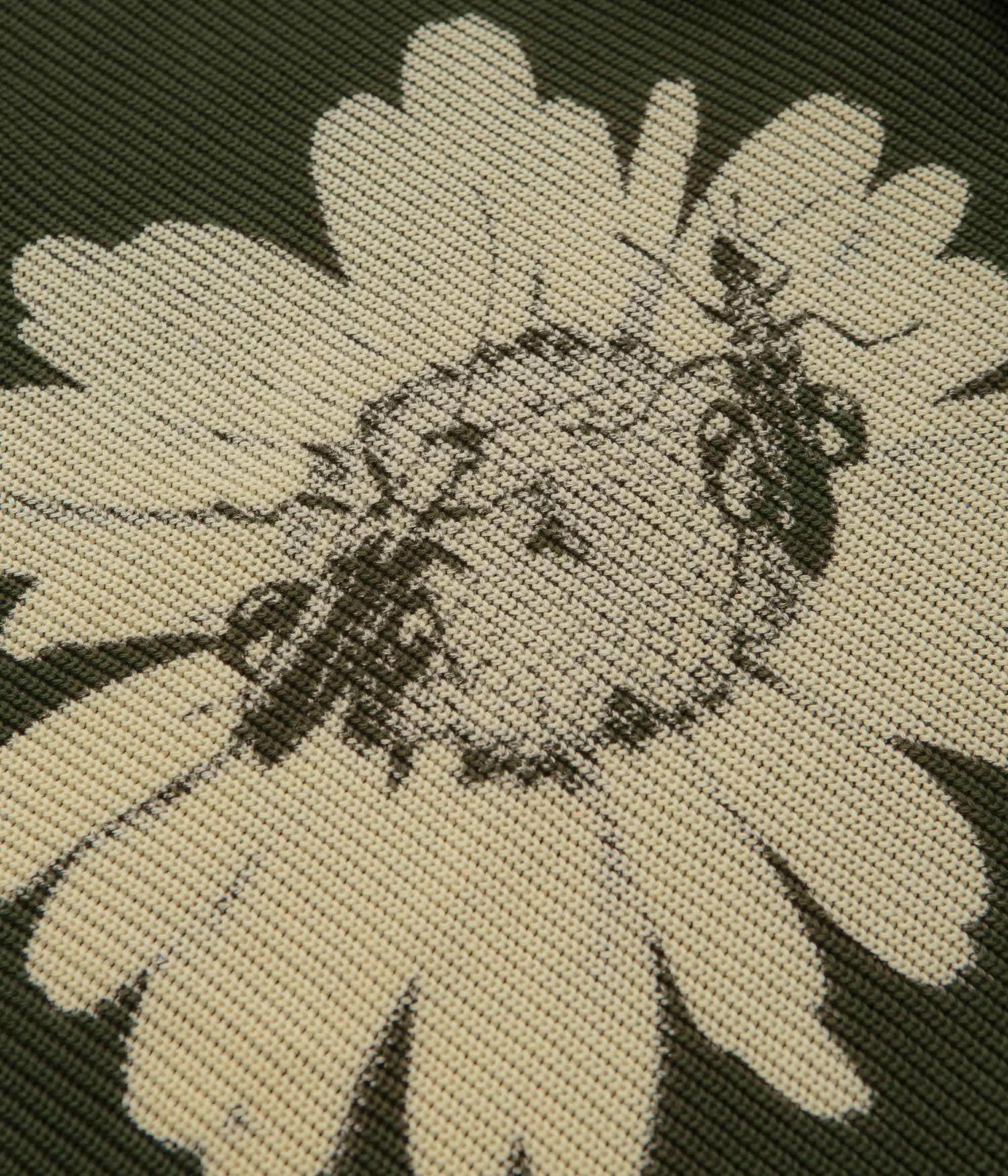Butter Goods Sunflower Knit Sweatshirt - Army