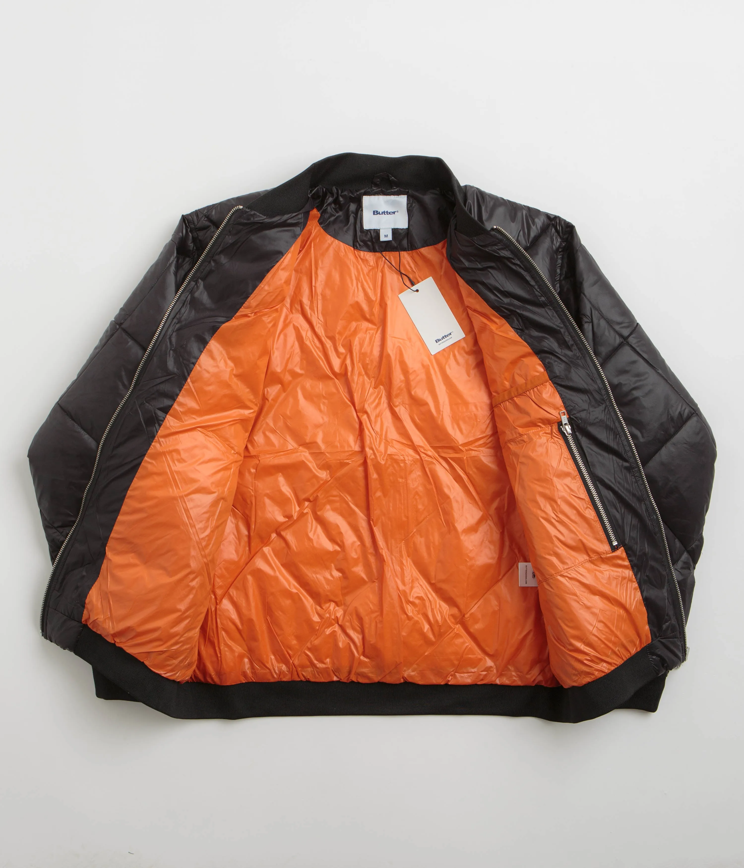 Butter Goods Temperature Bomber Jacket - Black