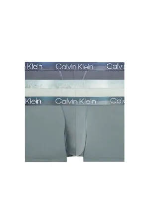 Calvin Klein 3 Pack Trunks Beloved Bl Asphalt Gry Dragon