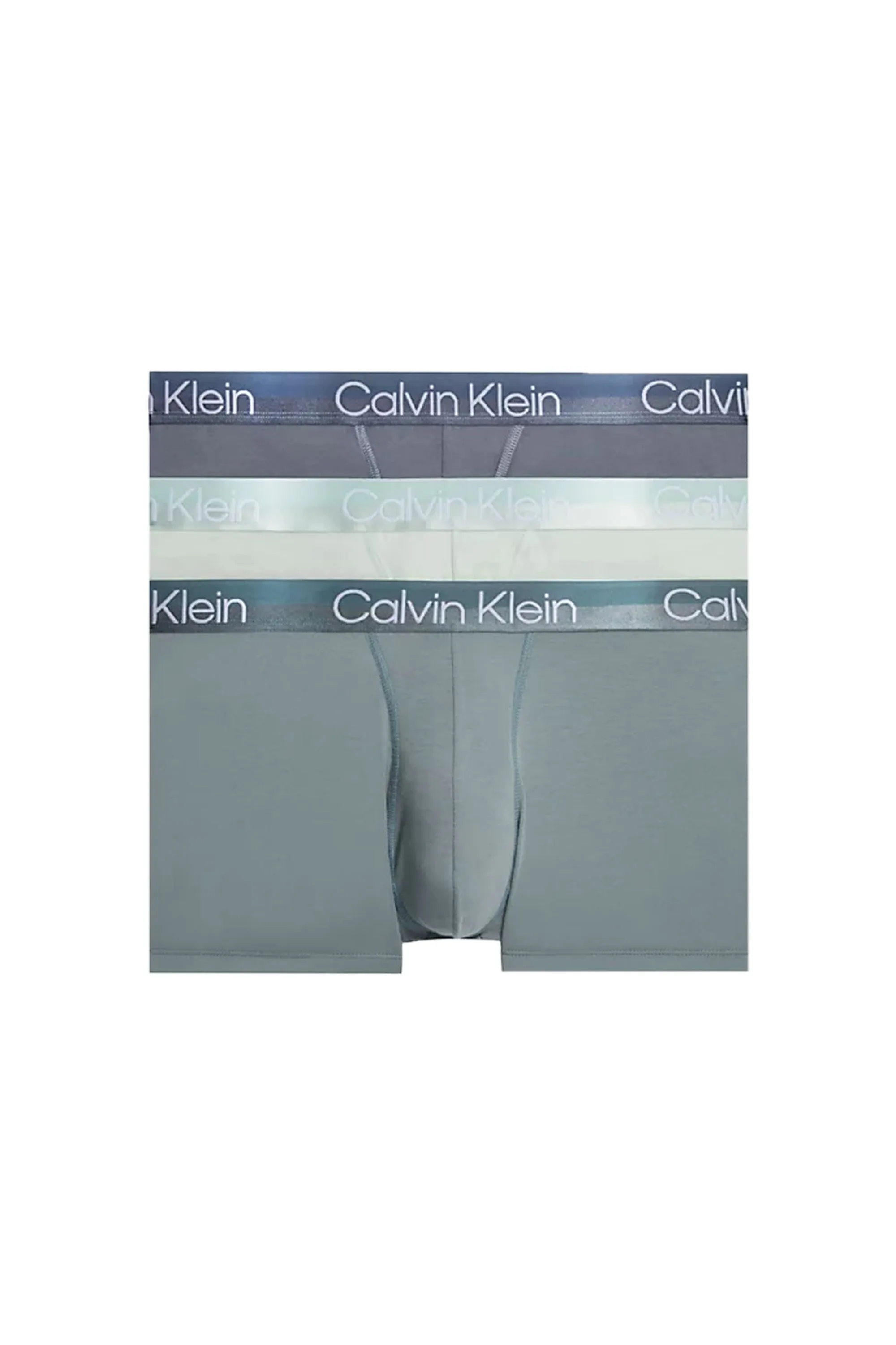 Calvin Klein 3 Pack Trunks Beloved Bl Asphalt Gry Dragon