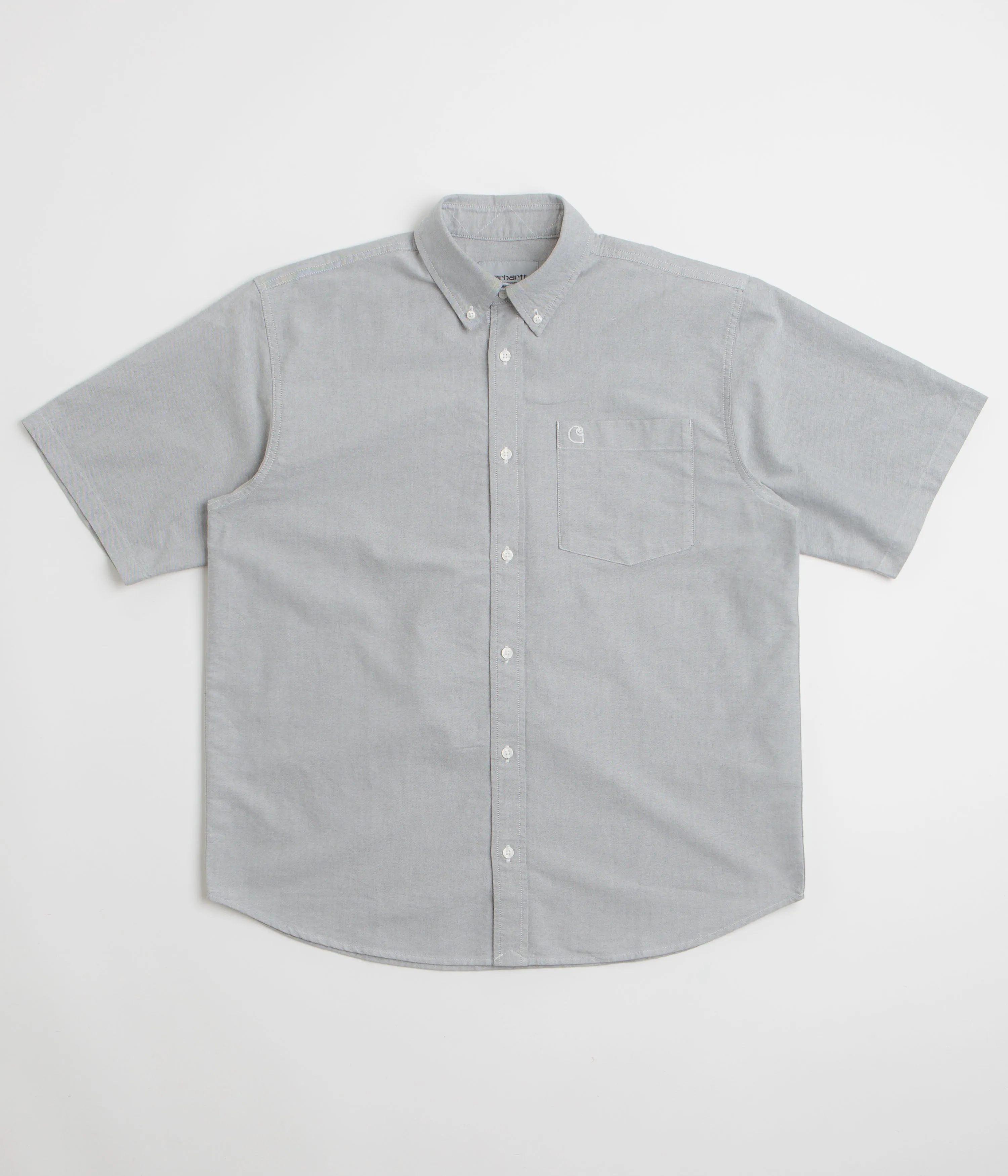 Carhartt Braxton Short Sleeve Shirt - Graphite / Wax