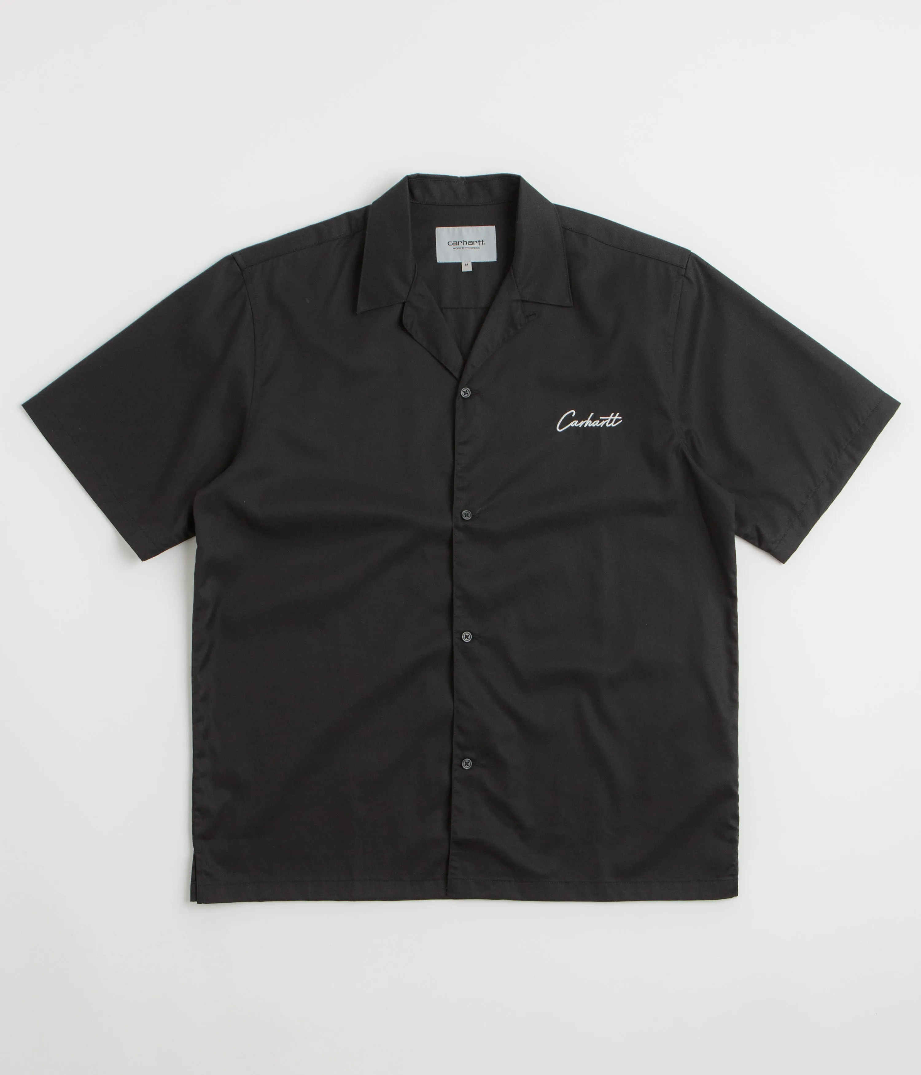 Carhartt Delray Short Sleeve Shirt - Black / White