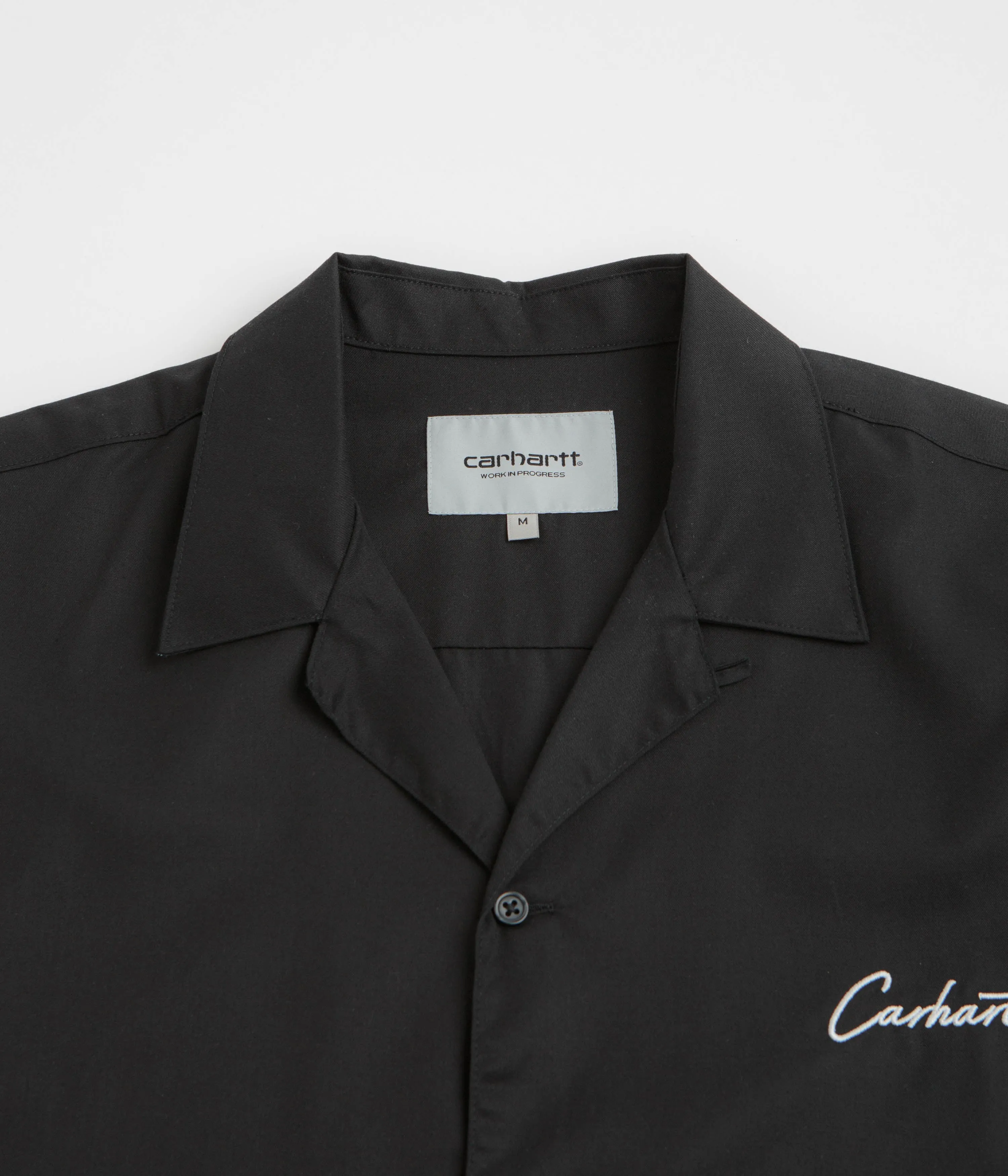 Carhartt Delray Short Sleeve Shirt - Black / White