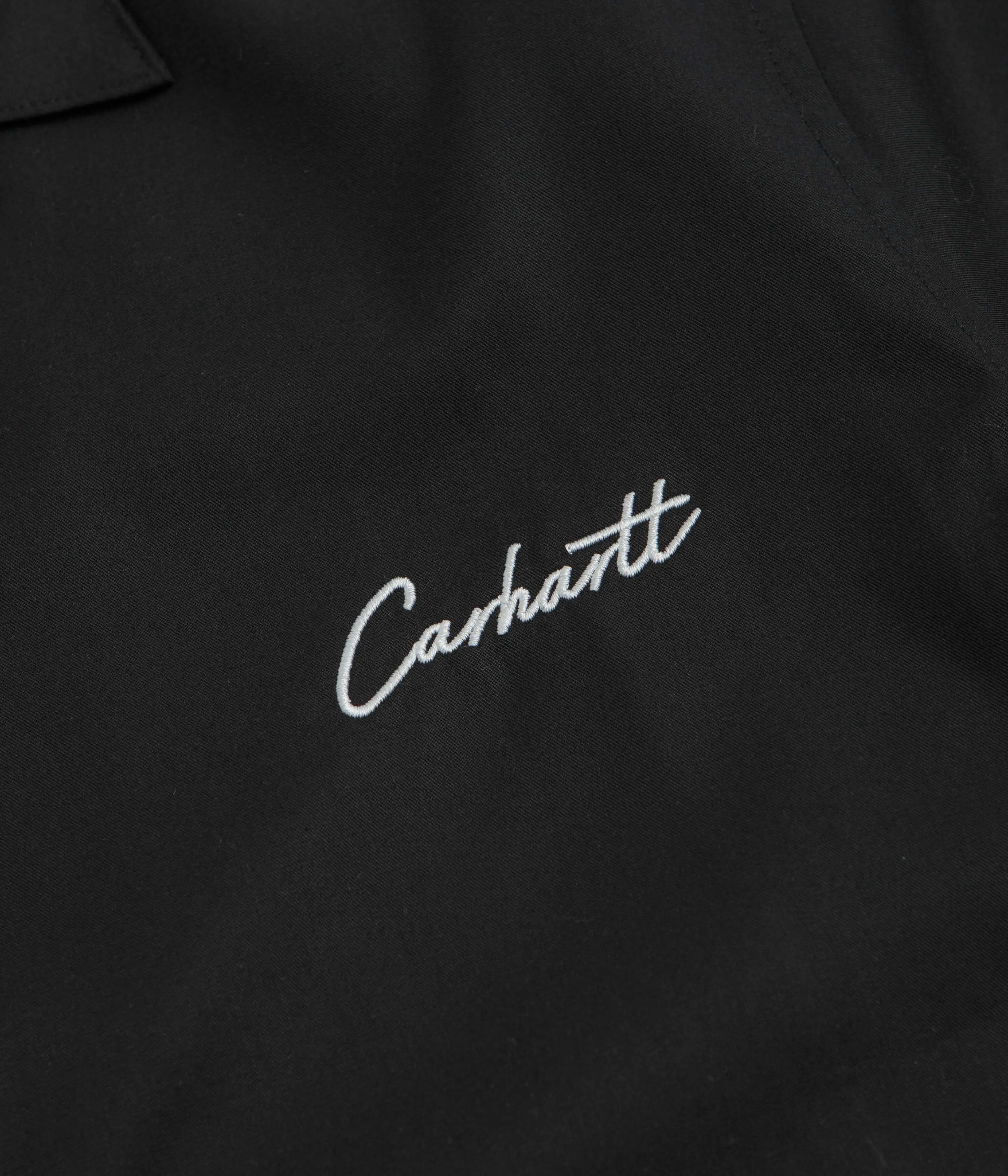 Carhartt Delray Short Sleeve Shirt - Black / White