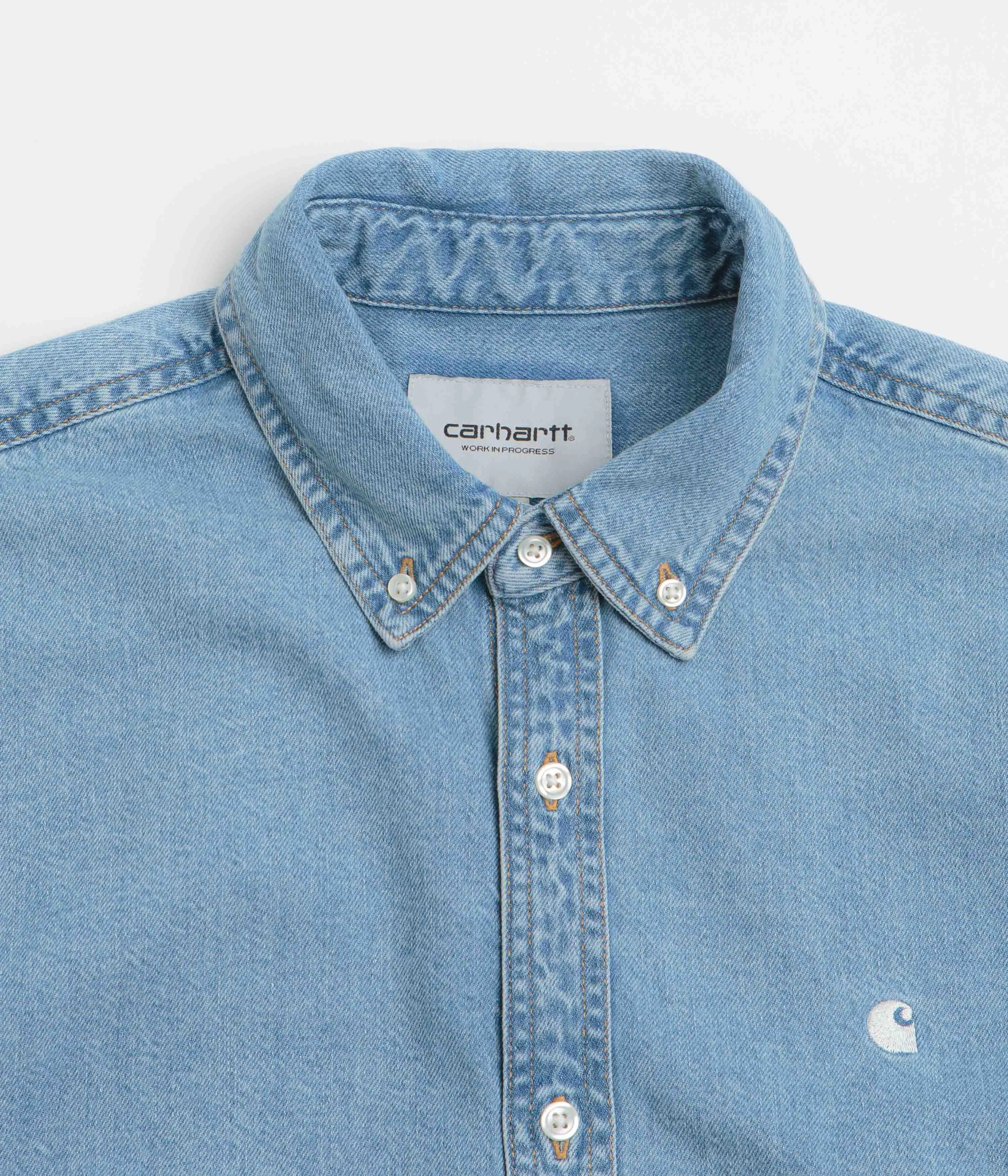 Carhartt Lucas Short Sleeve Shirt - Blue