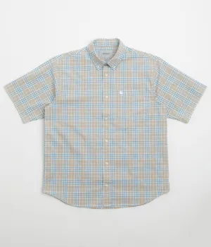 Carhartt Niven Short Sleeve Shirt - Niven Check / Wall / Wax