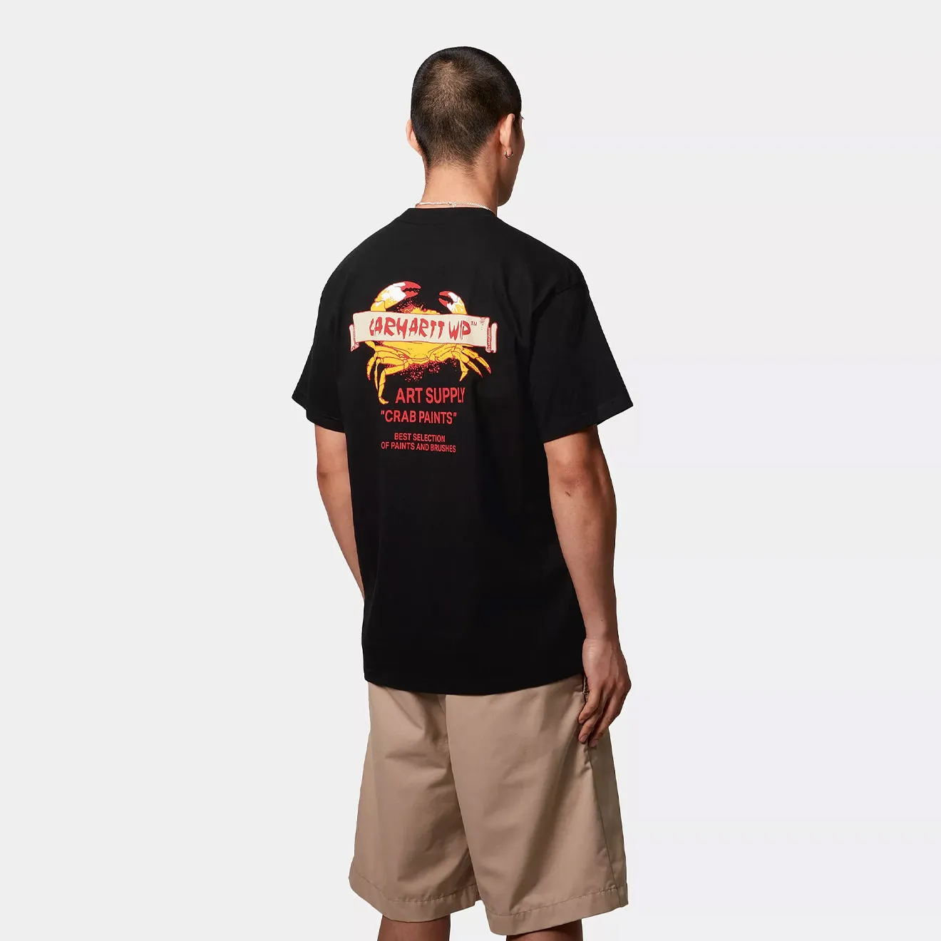 Carhartt WIP S/S Crab Paint T-Shirt Black