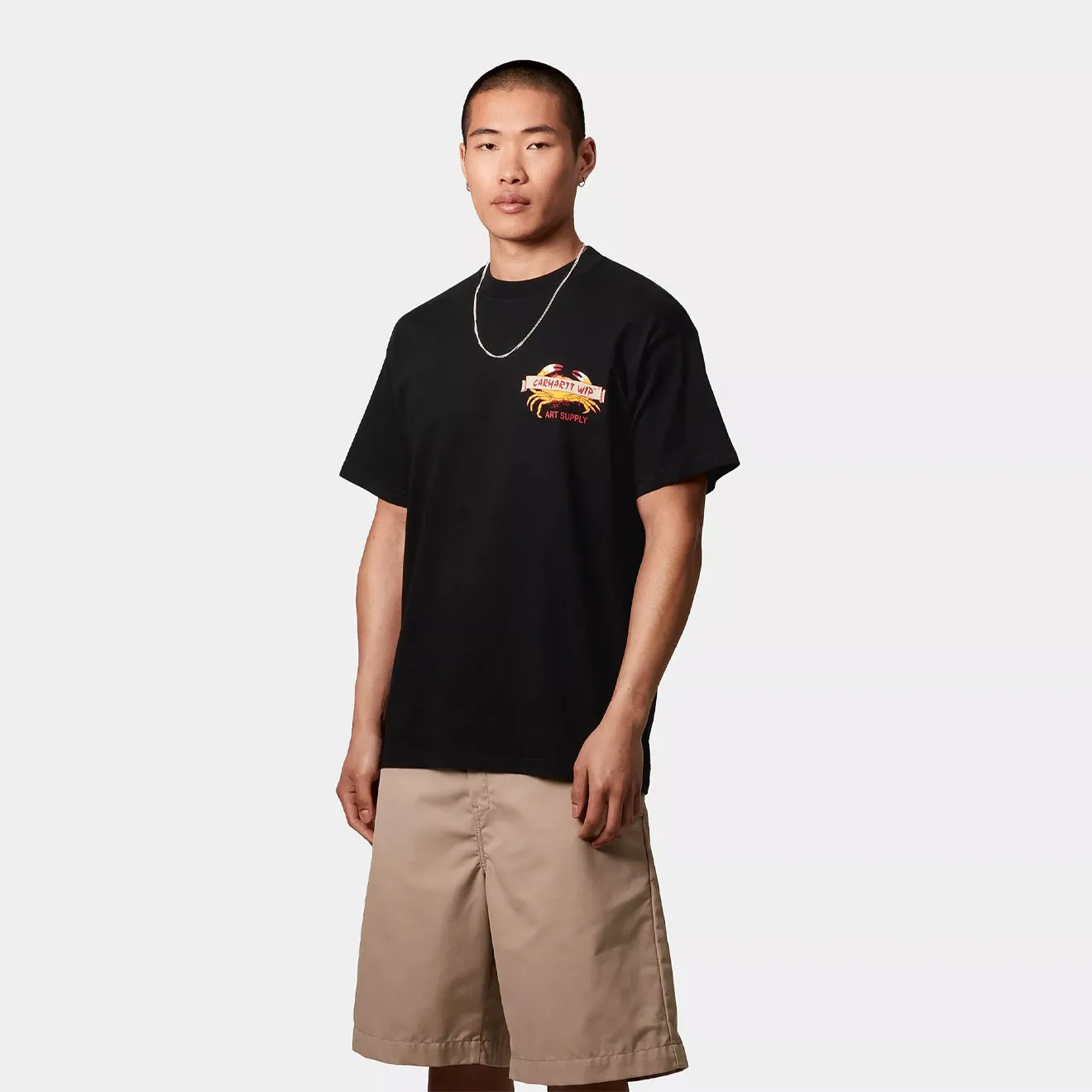 Carhartt WIP S/S Crab Paint T-Shirt Black