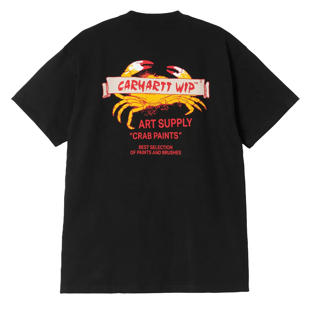 Carhartt WIP S/S Crab Paint T-Shirt Black