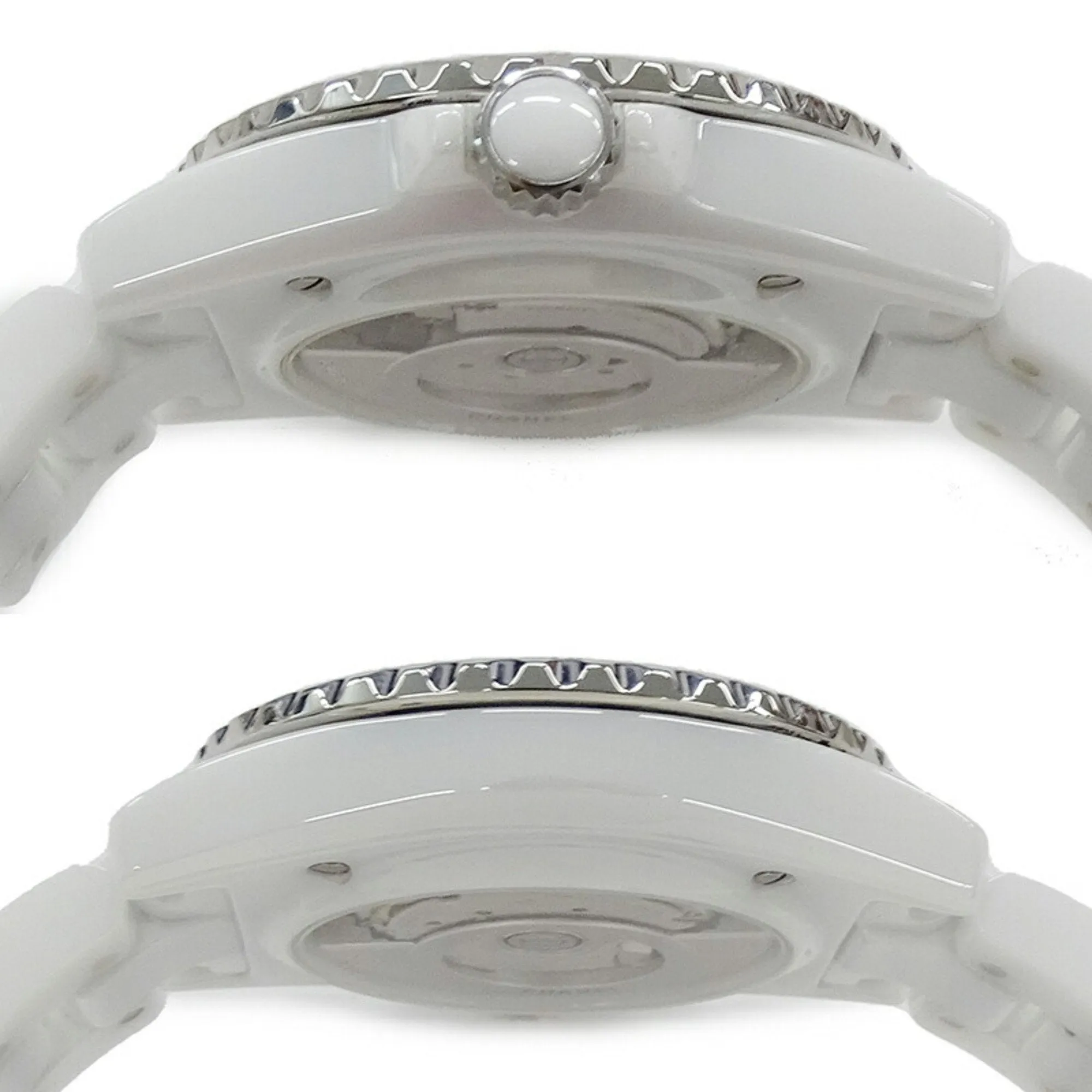 Chanel Ceramic Stainless Steel Wristwatch (Pre-Owned)
