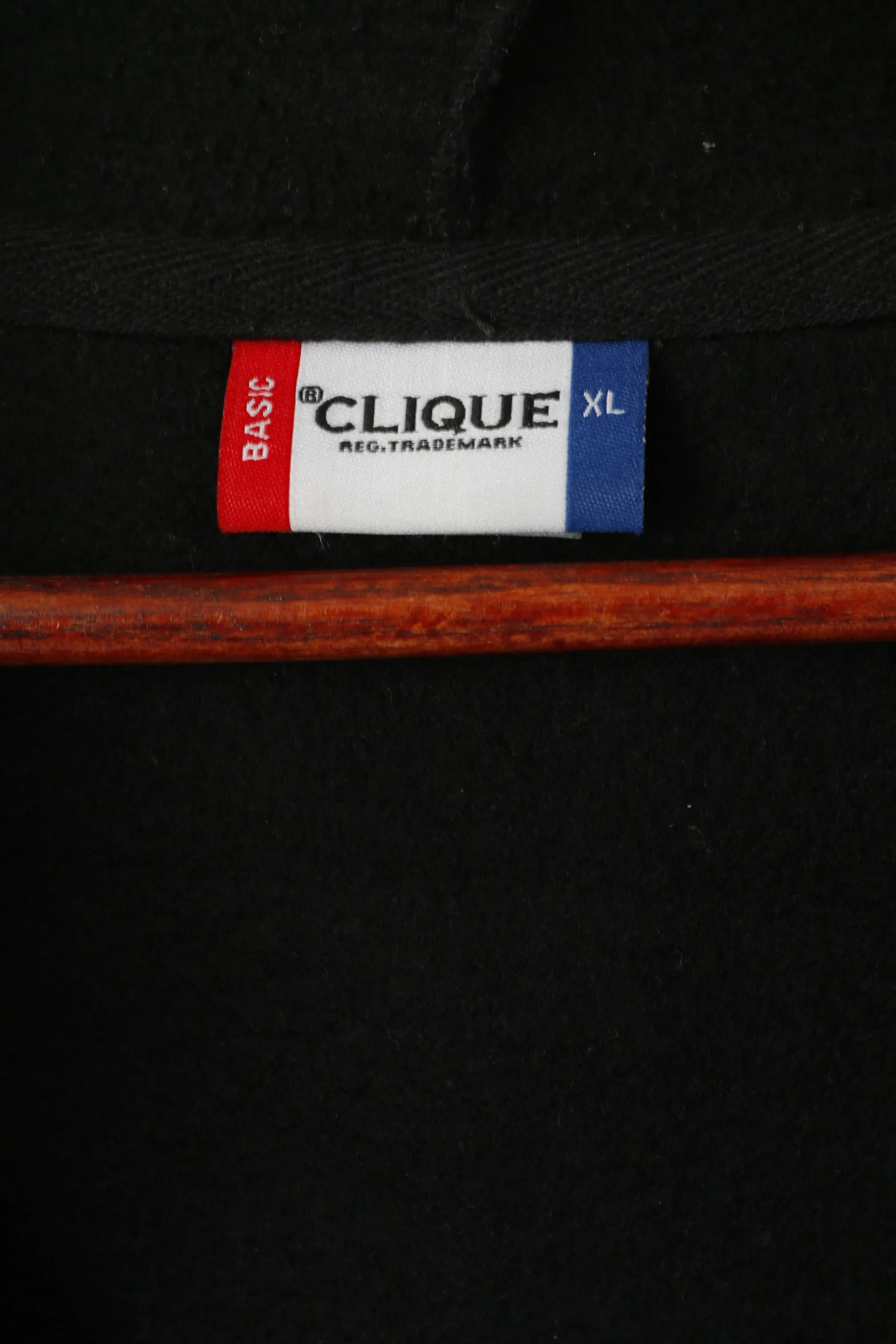 Clique Men XL Sweatshirt Black Cotton Legends Of Tomorrow 2018 Hooded Top