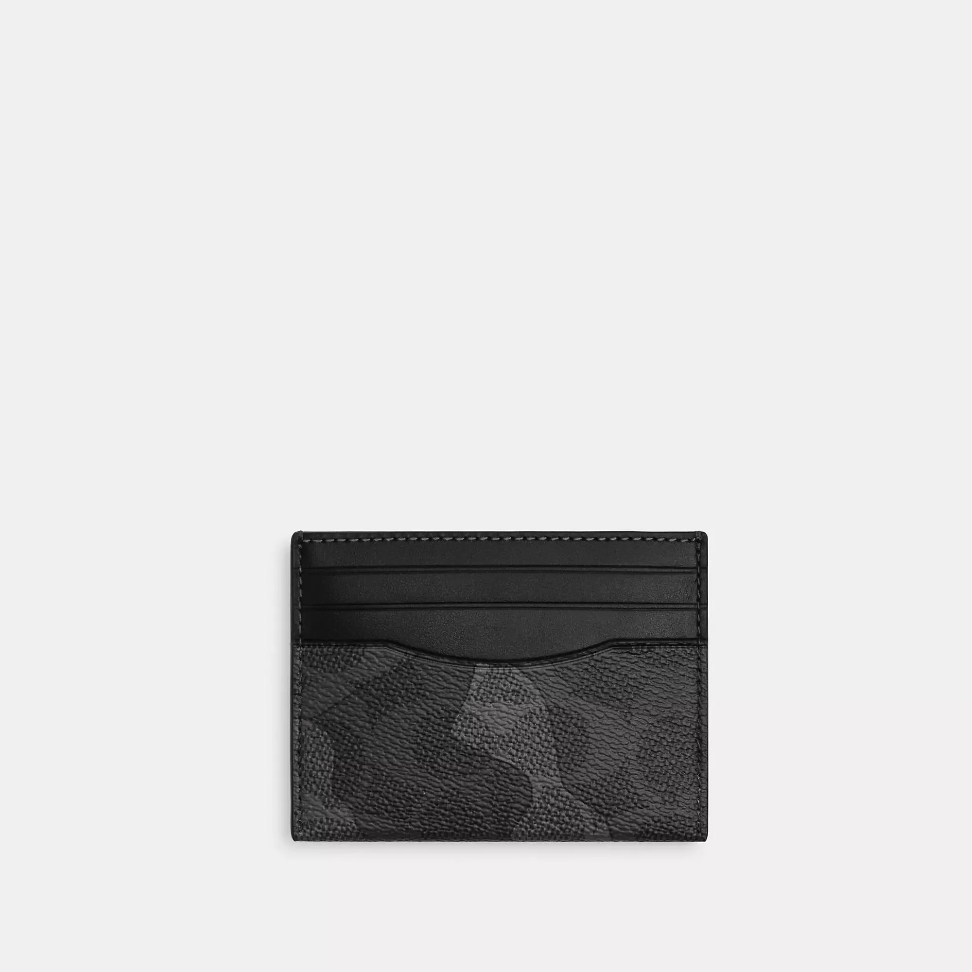 Coach Outlet Slim Id Card Case In Signature Camo Print