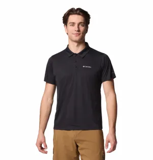 Columbia Men Black Omni-Shade Zero Rules Light Polo Tshirt