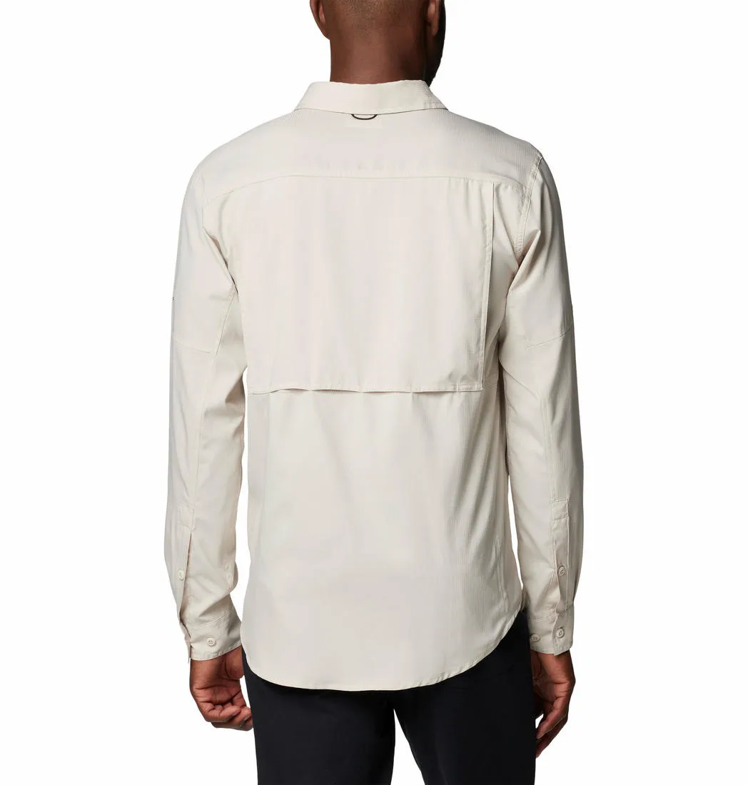 Columbia Men Brown Omni-Shade Silver Ridge Utility Lite Long Sleeve Shirt