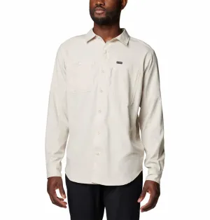 Columbia Men Brown Omni-Shade Silver Ridge Utility Lite Long Sleeve Shirt