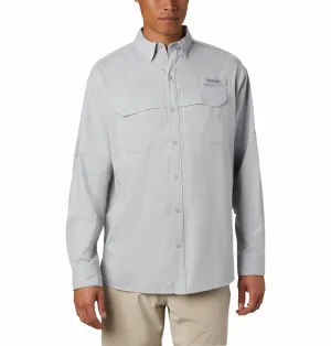 Columbia Men Grey Omni-Wick Low Drag Offshore Long Sleeve Shirt