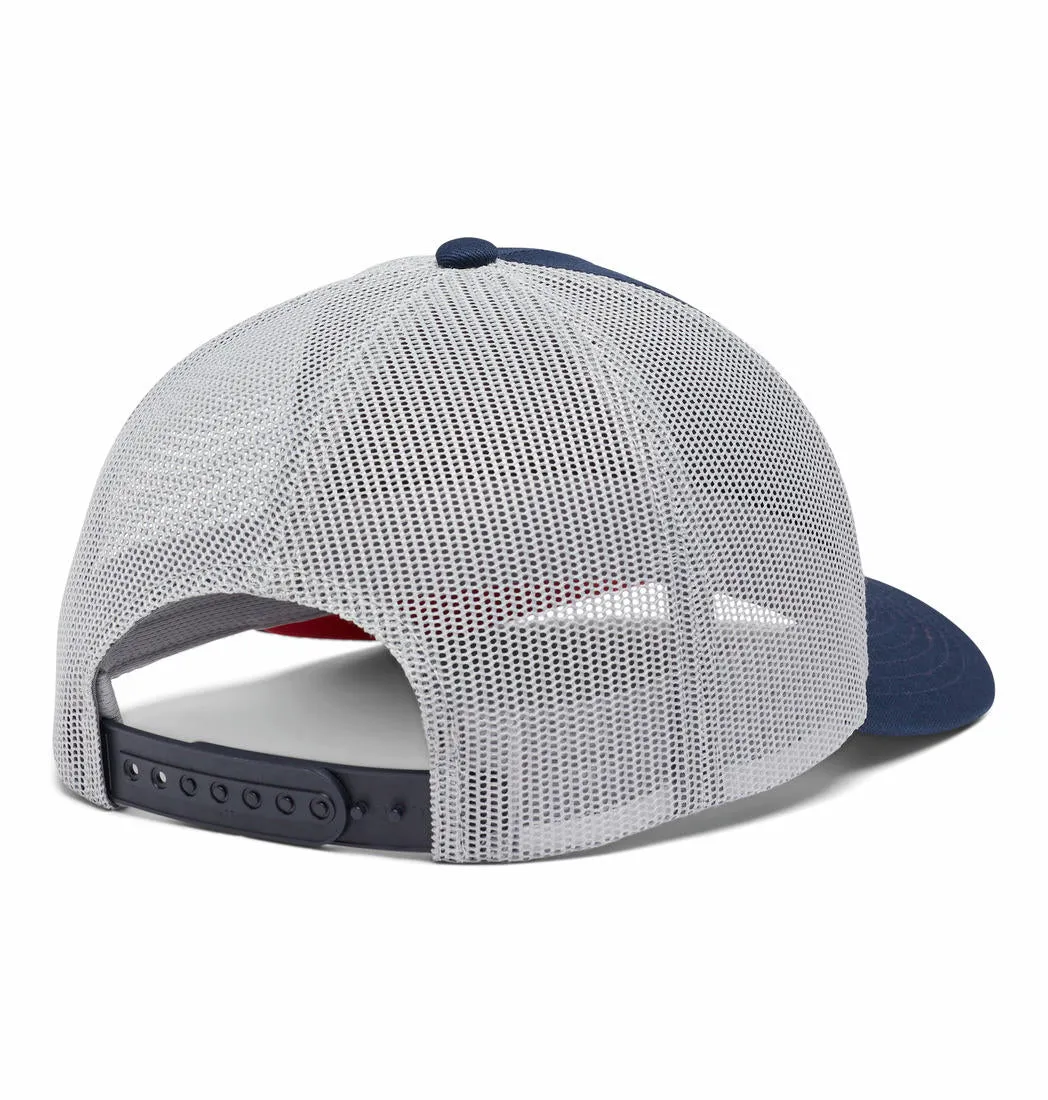 Columbia Unisex Blue Columbia Mesh Snap Back - High