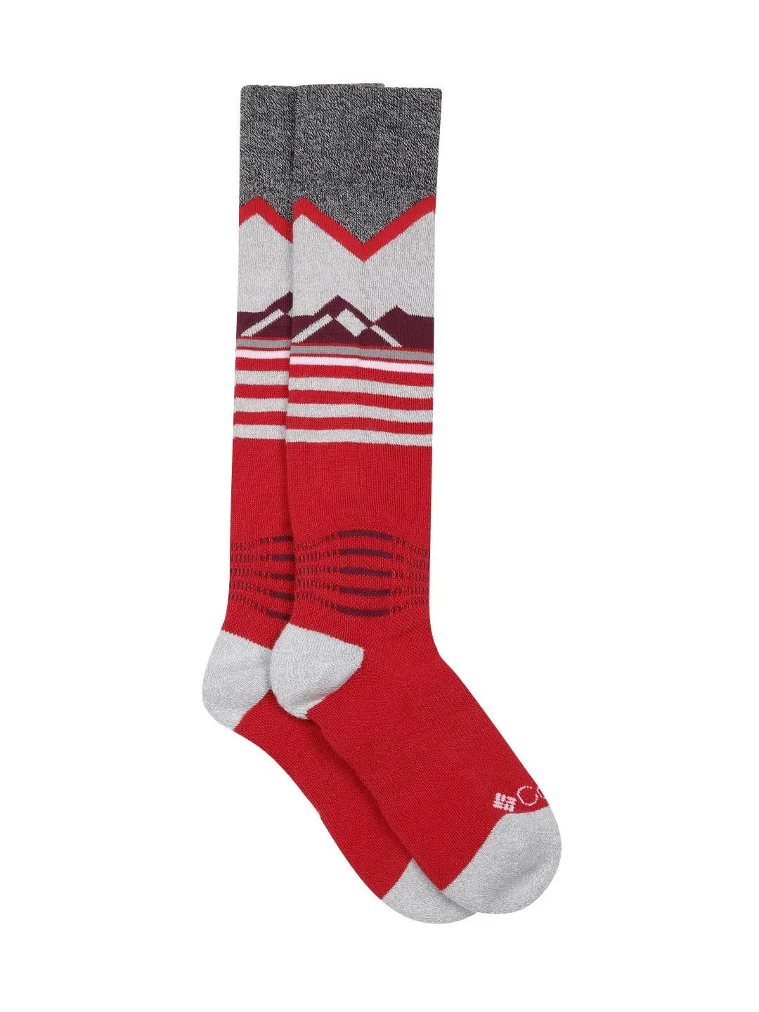 Columbia Unisex Red SOCKS UX 1P HIK CRW-MD WT-SML (1 Pair) (Non Returnable)