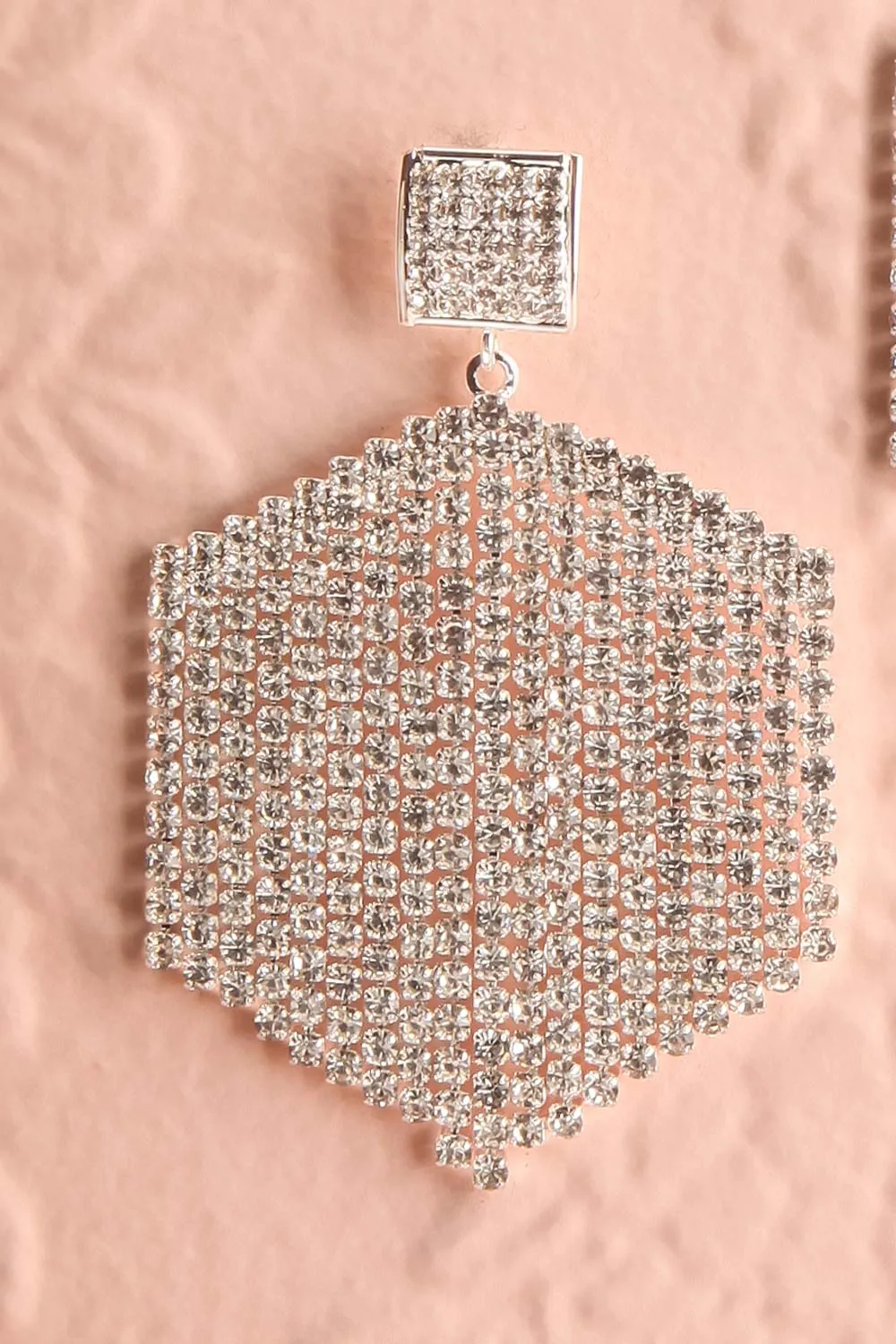 Constance Silver | Crystal Pendant Earrings
