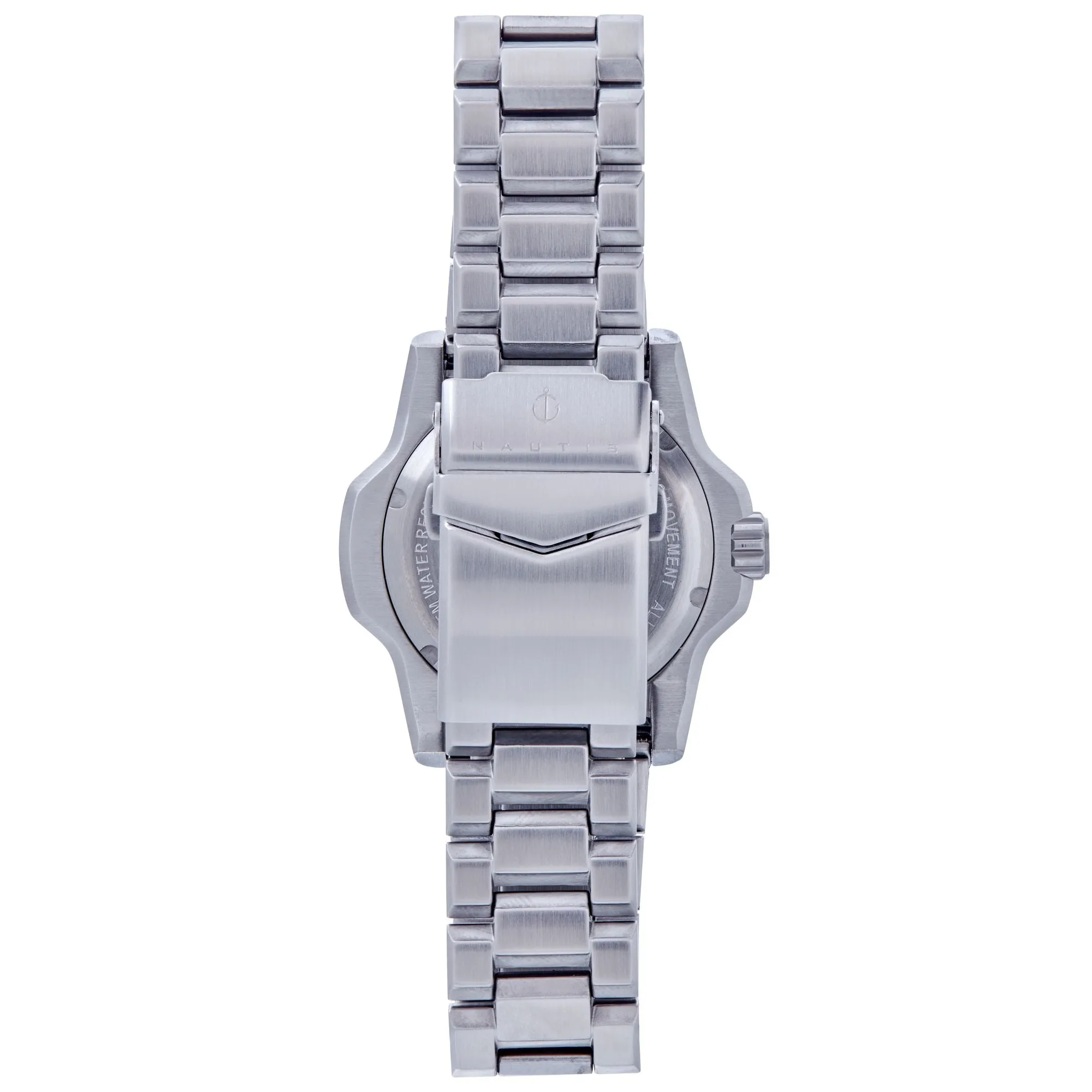 Cortez Automatic Bracelet Watch w/Date - Orange/Navy