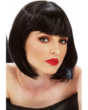 Crime Boss Wife Black Bob Wig