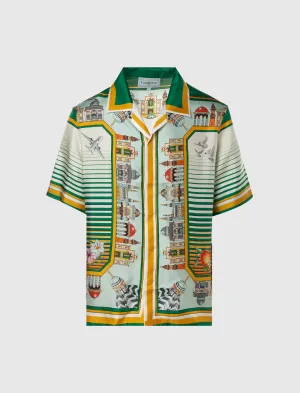CUBAN COLLAR SHORT SLEEVE SHIRT