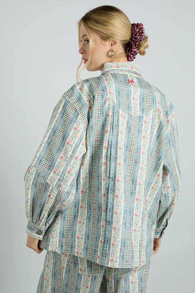 Damson Madder Baxter Wallpaper Floral Jacket