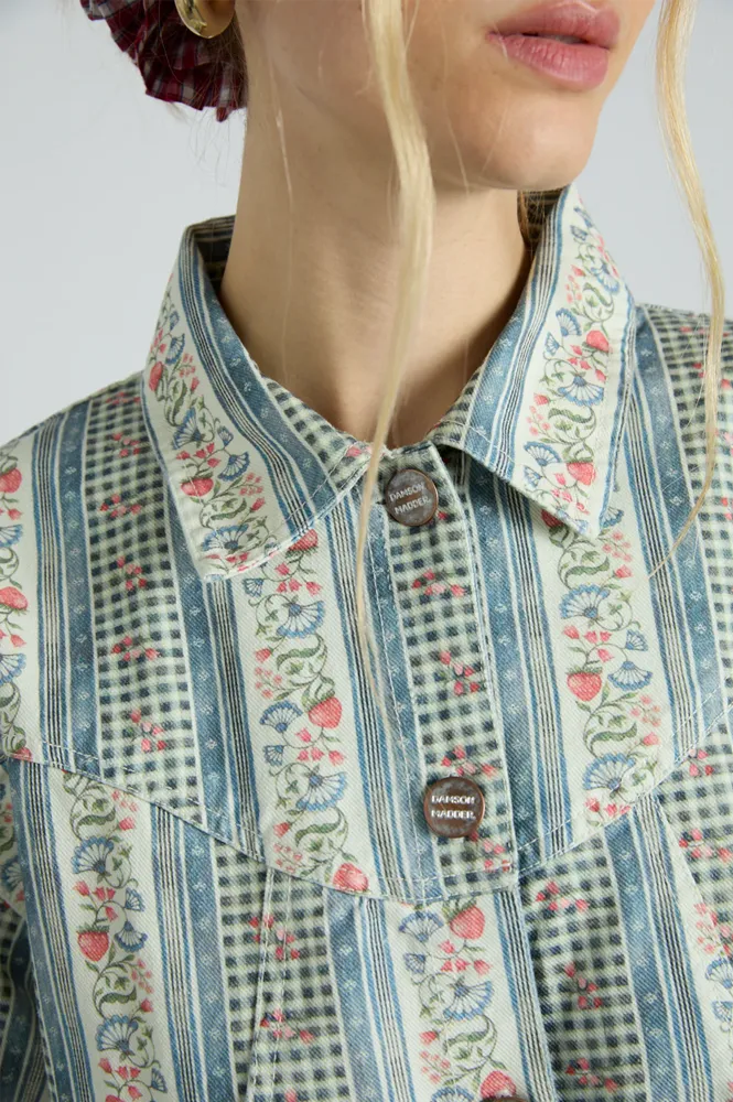 Damson Madder Baxter Wallpaper Floral Jacket