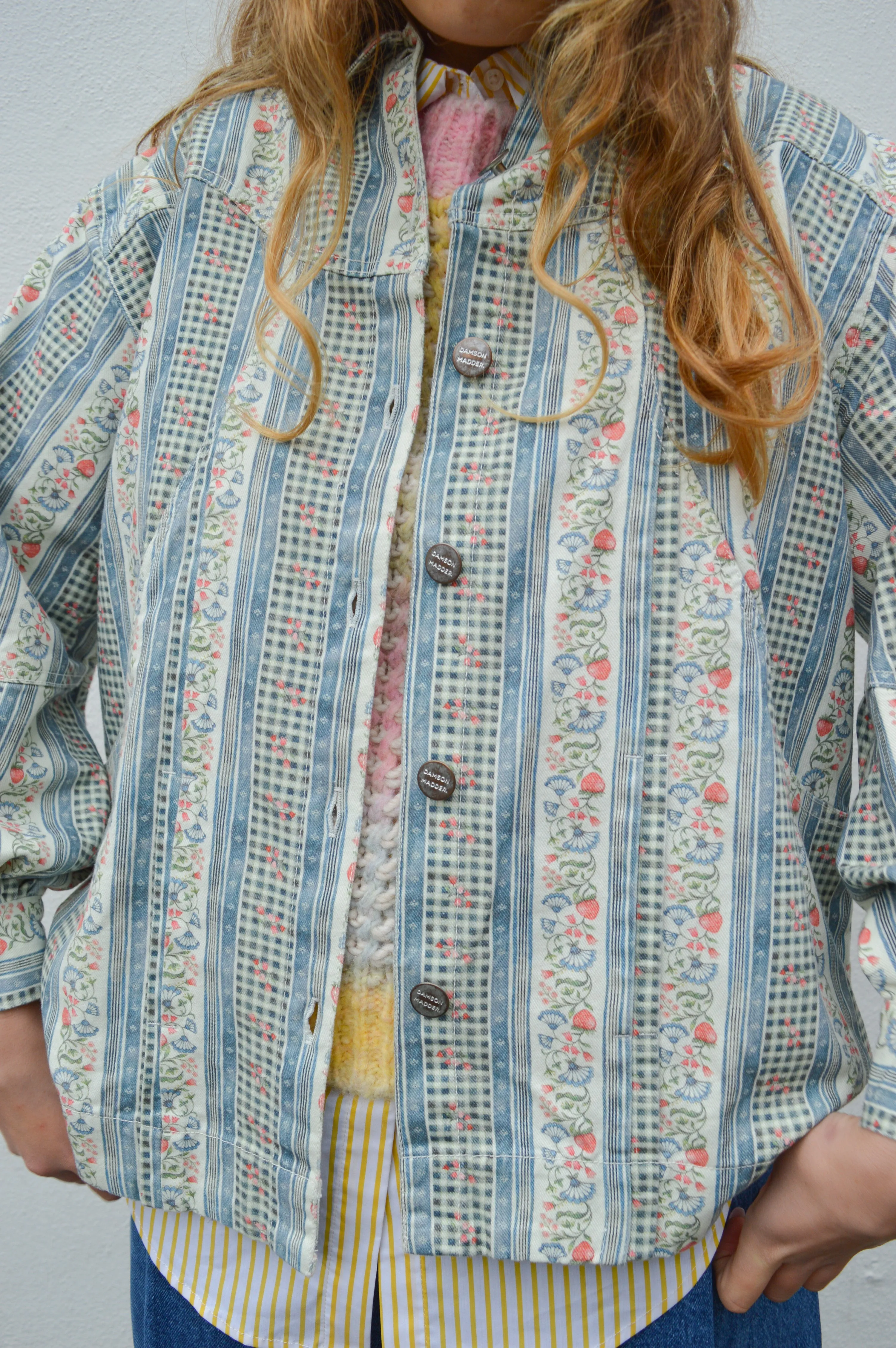 Damson Madder Baxter Wallpaper Floral Jacket