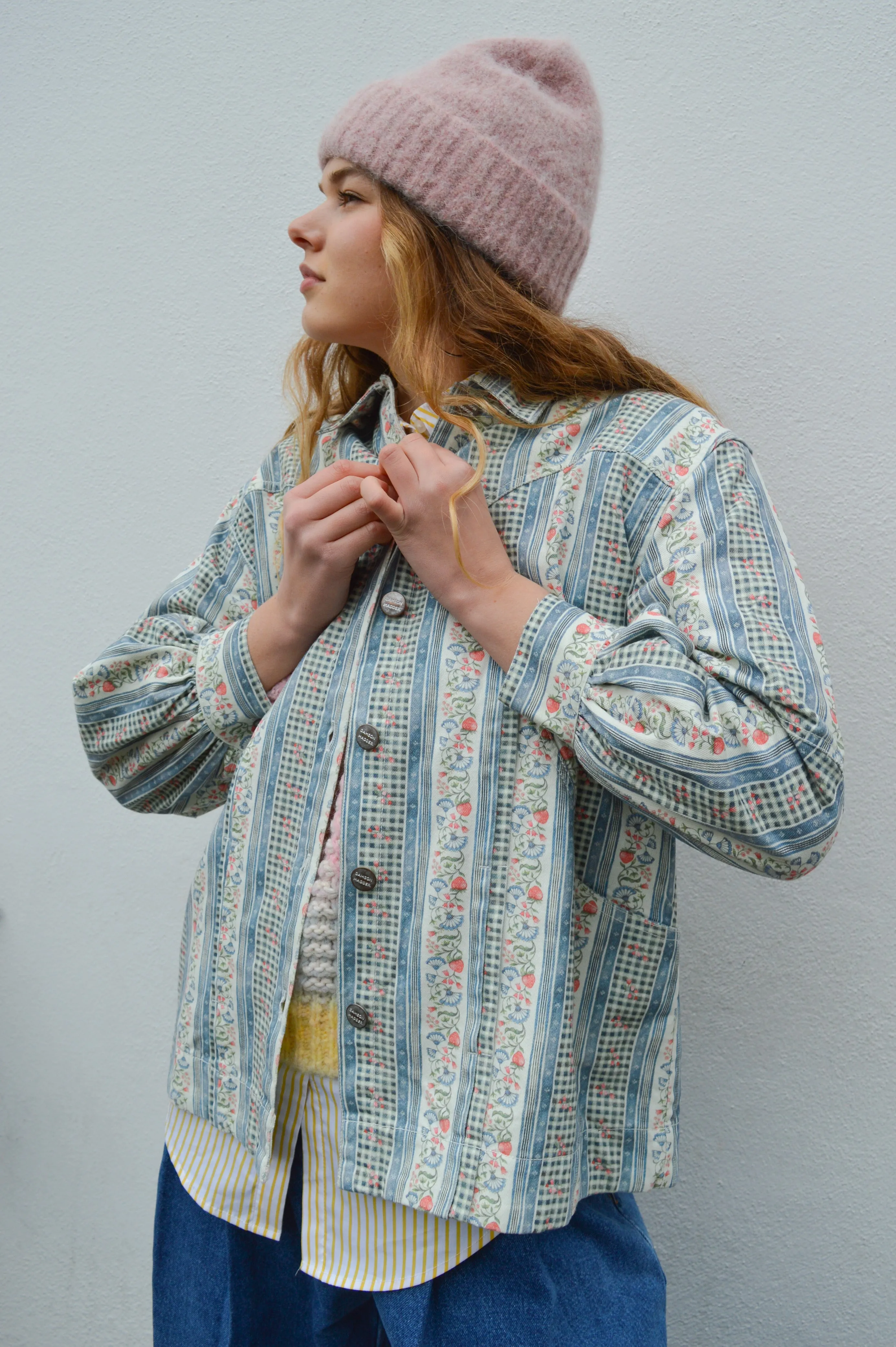 Damson Madder Baxter Wallpaper Floral Jacket