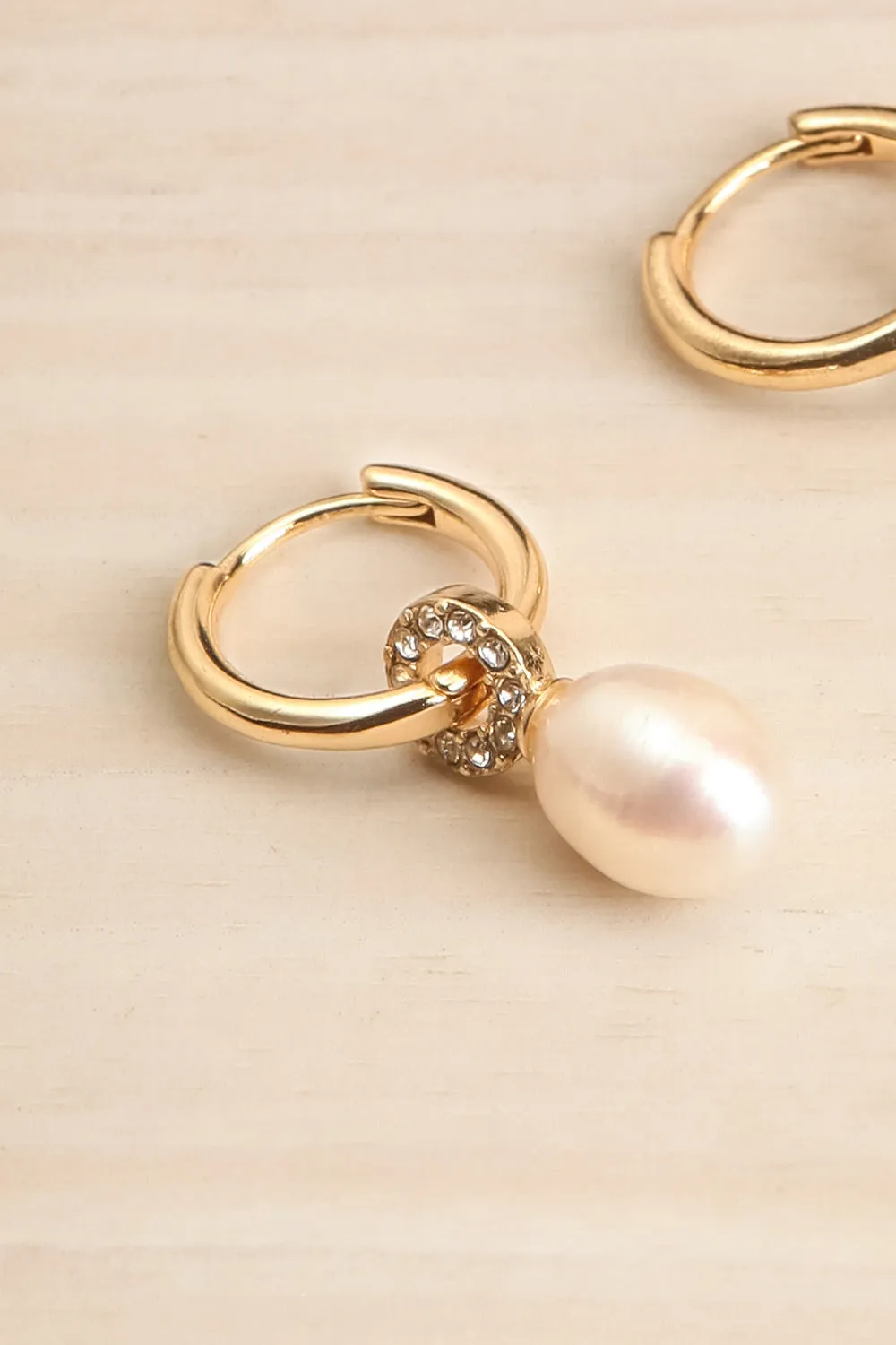Davinia Gold | Removable Pendant Earrings