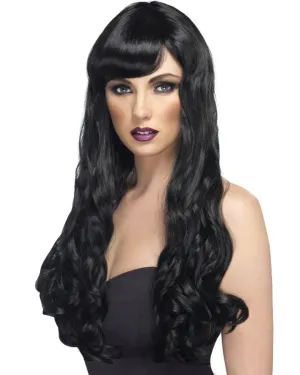 Desire Long Wavy Black Wig