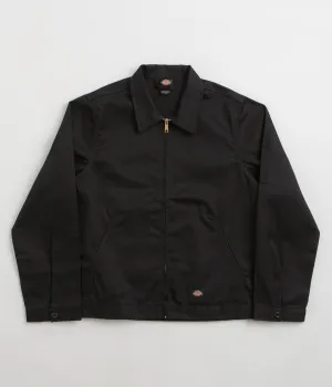 Dickies Unlined Eisenhower Jacket - Black / Black