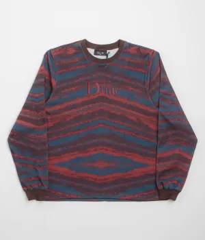 Dime Brushstroke Shirt - Bordeaux