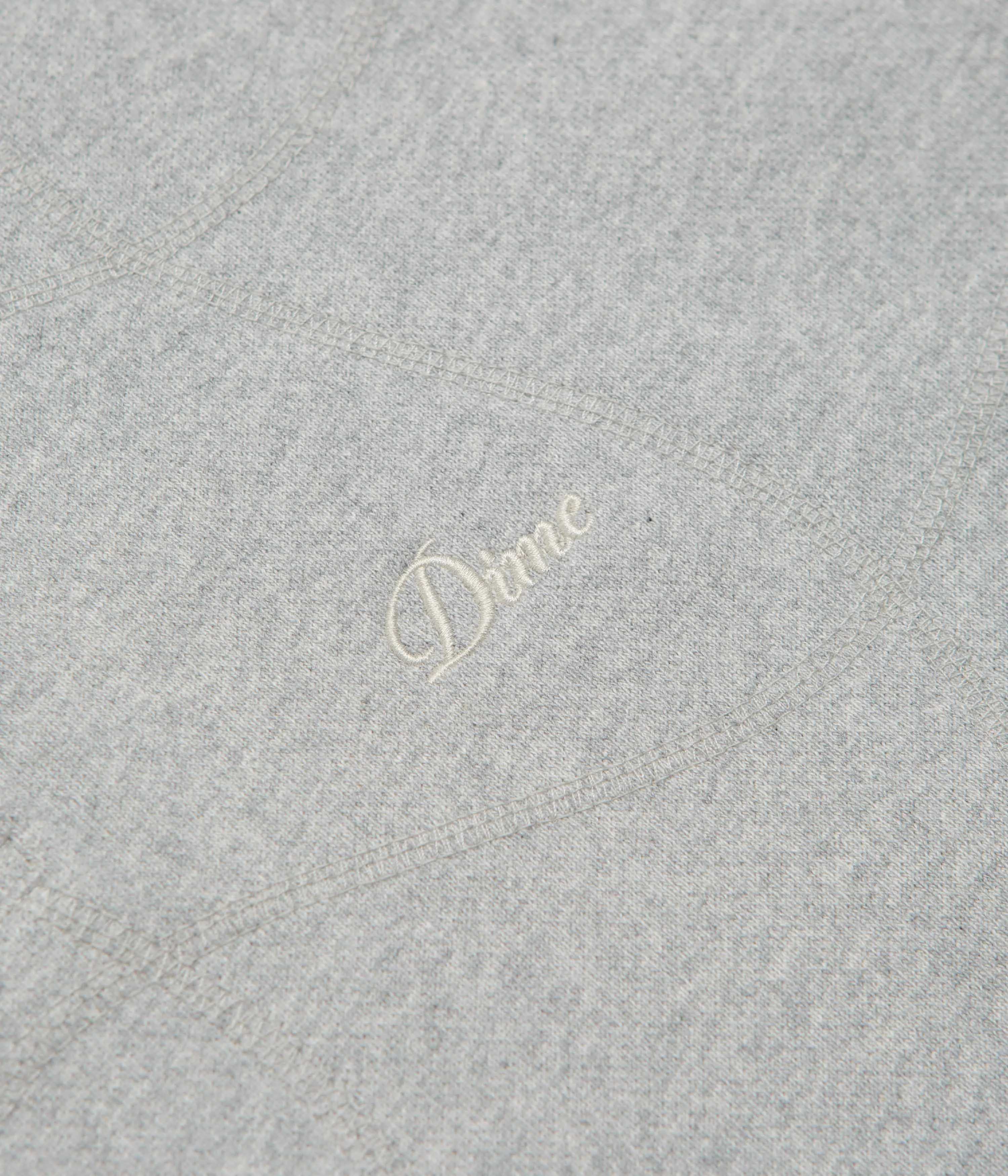 Dime Wave Rugby Shirt - Heather Grey