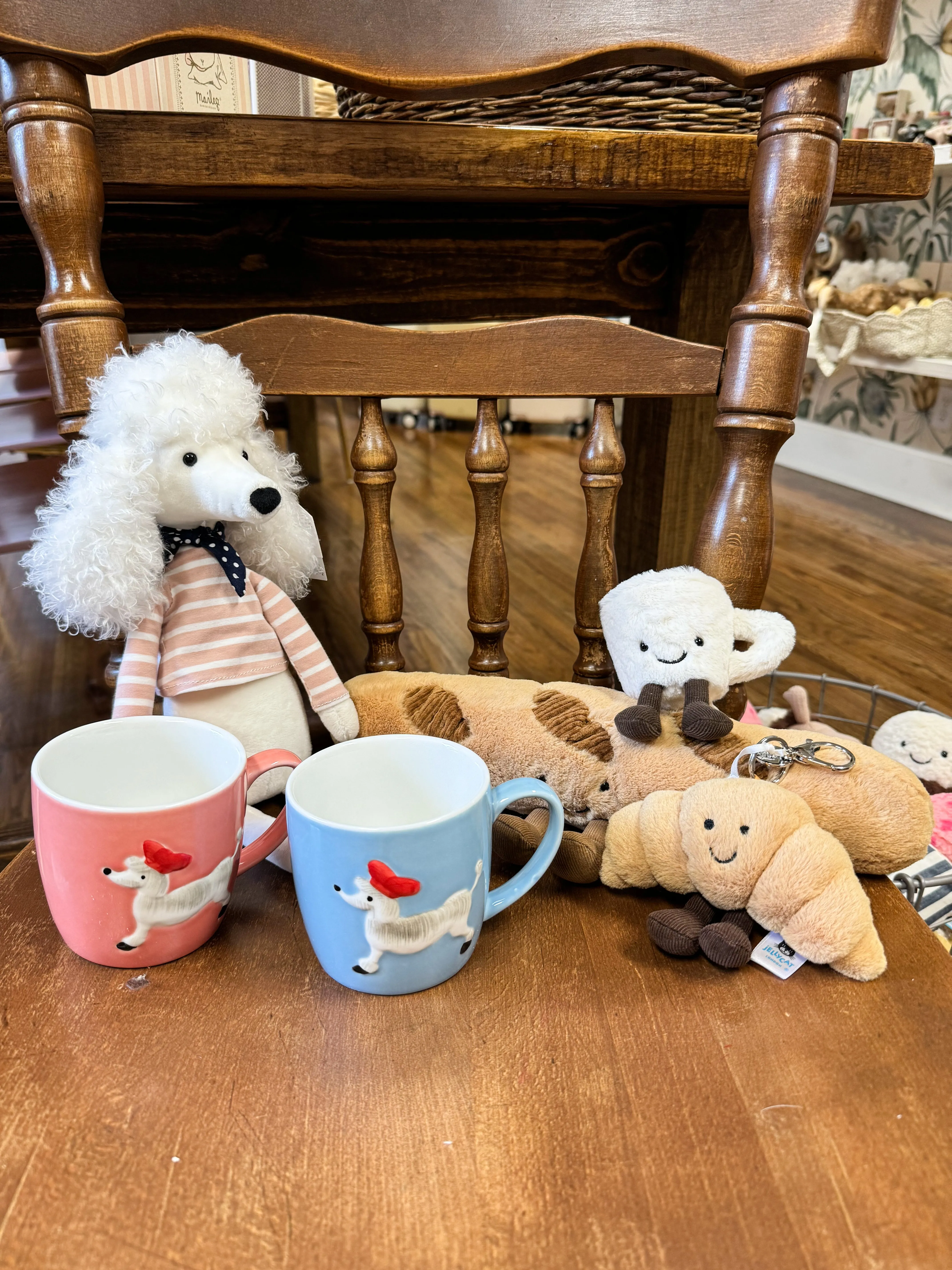 Dog Mug, 4 Asst Ceramic 3.25"