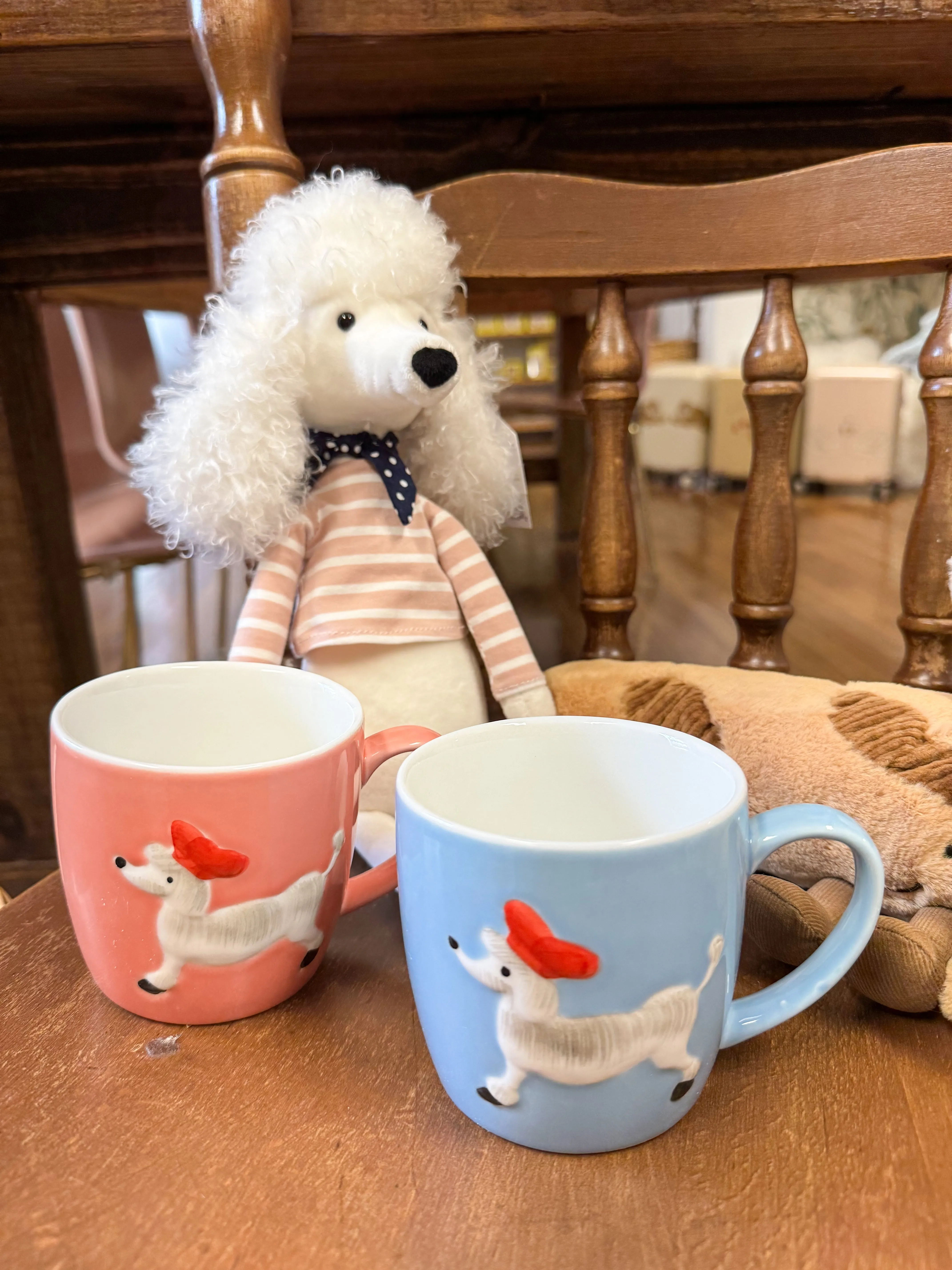 Dog Mug, 4 Asst Ceramic 3.25"