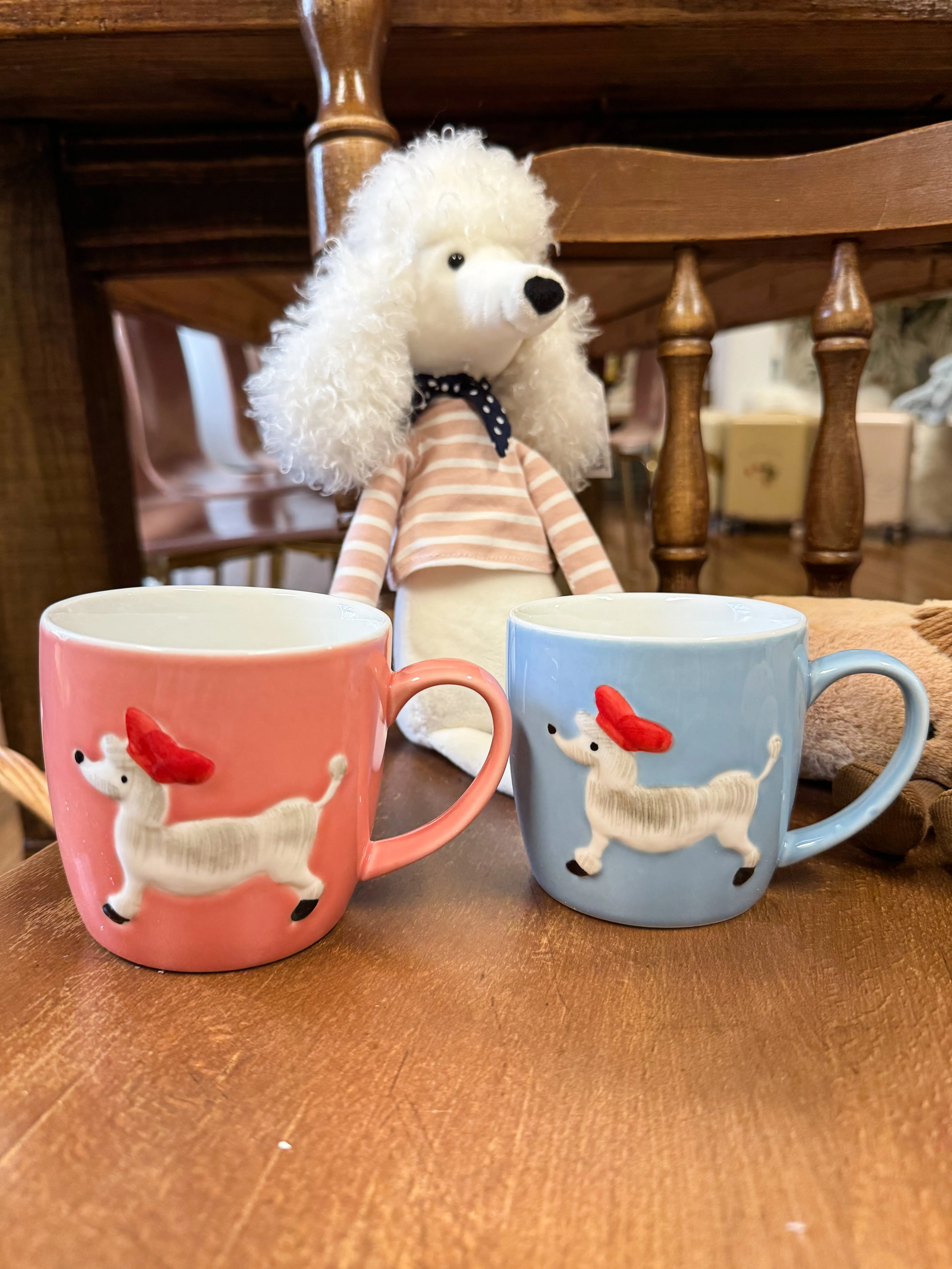Dog Mug, 4 Asst Ceramic 3.25"