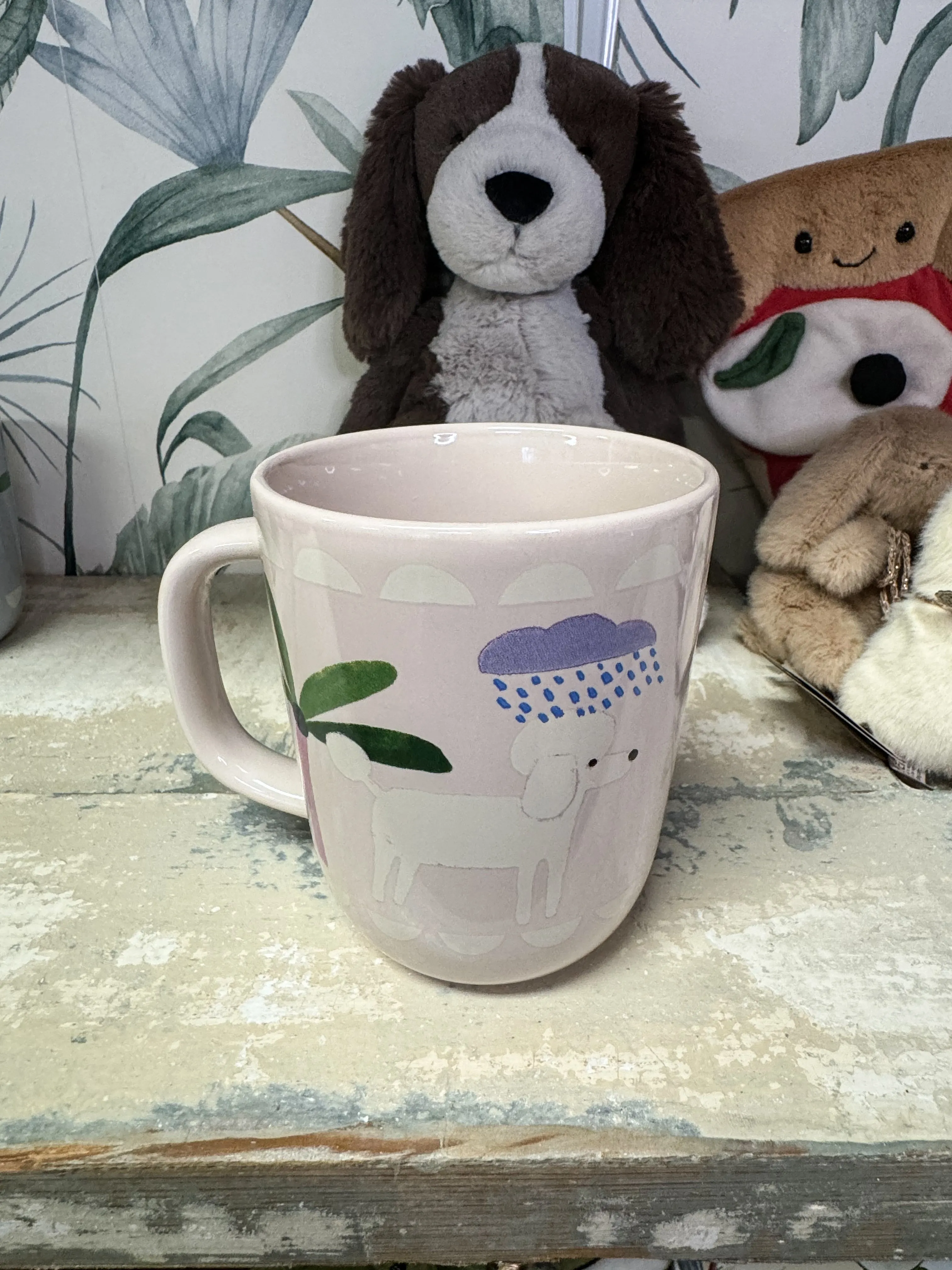 Dog Mug, 4 Asst Ceramic