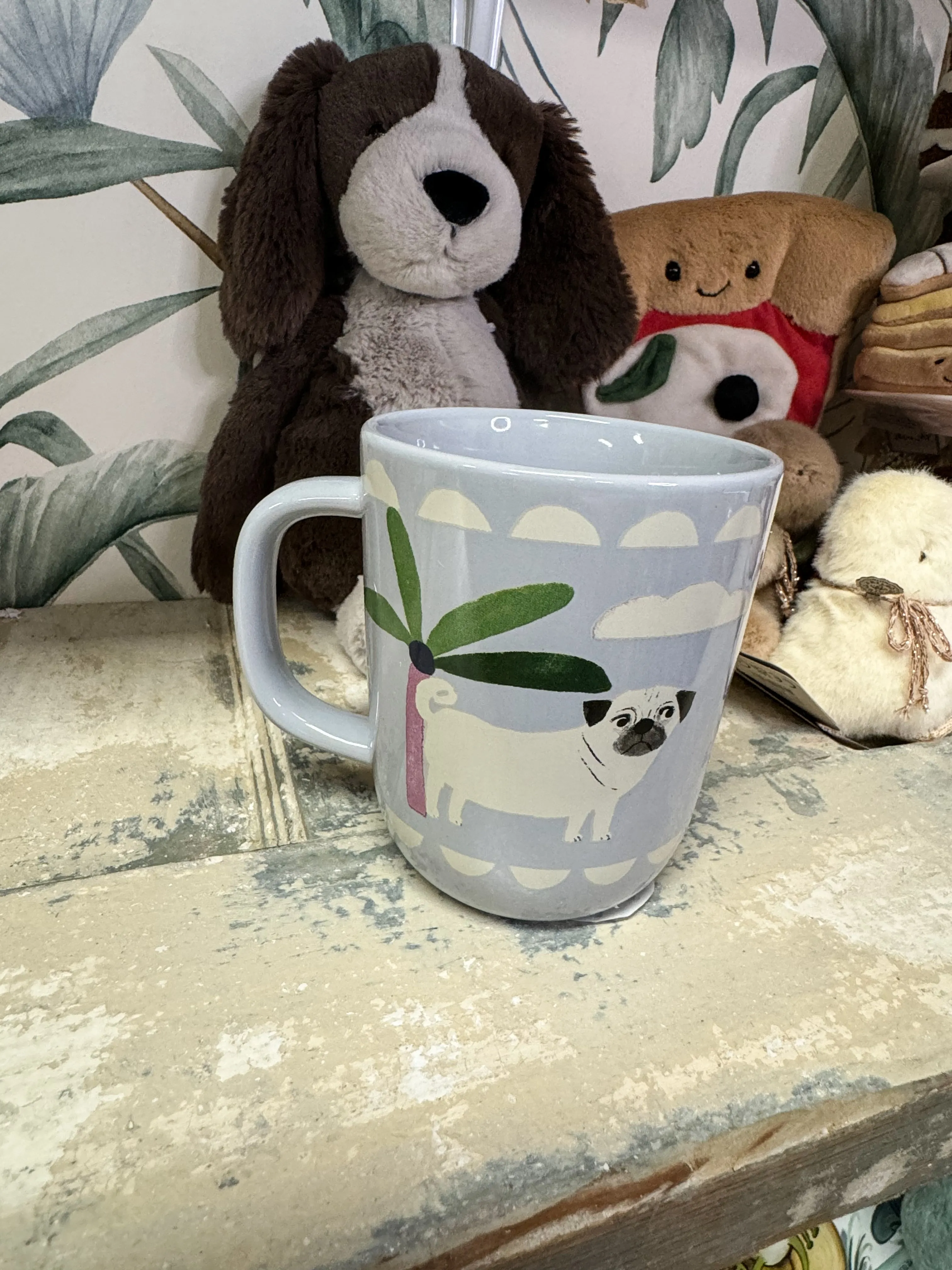 Dog Mug, 4 Asst Ceramic