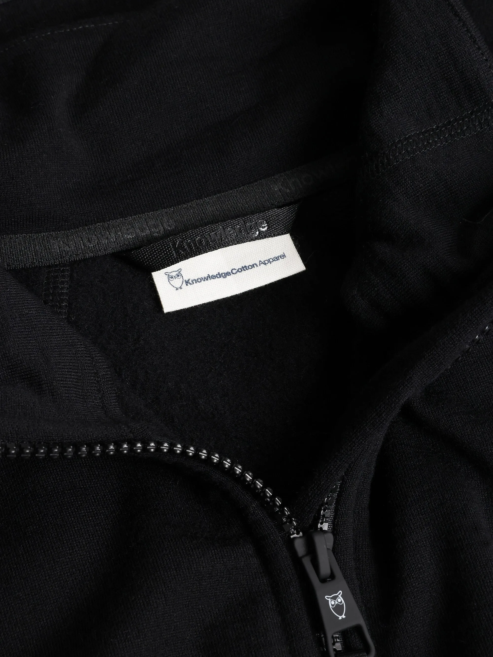 Dynamic Wool 320 Fleece sweat - RWS - Black Jet Knowledge Cotton