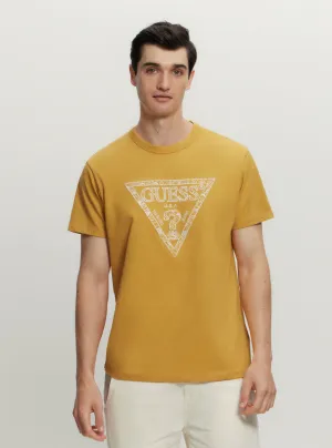 Eco Yellow Logo T-Shirt Guess