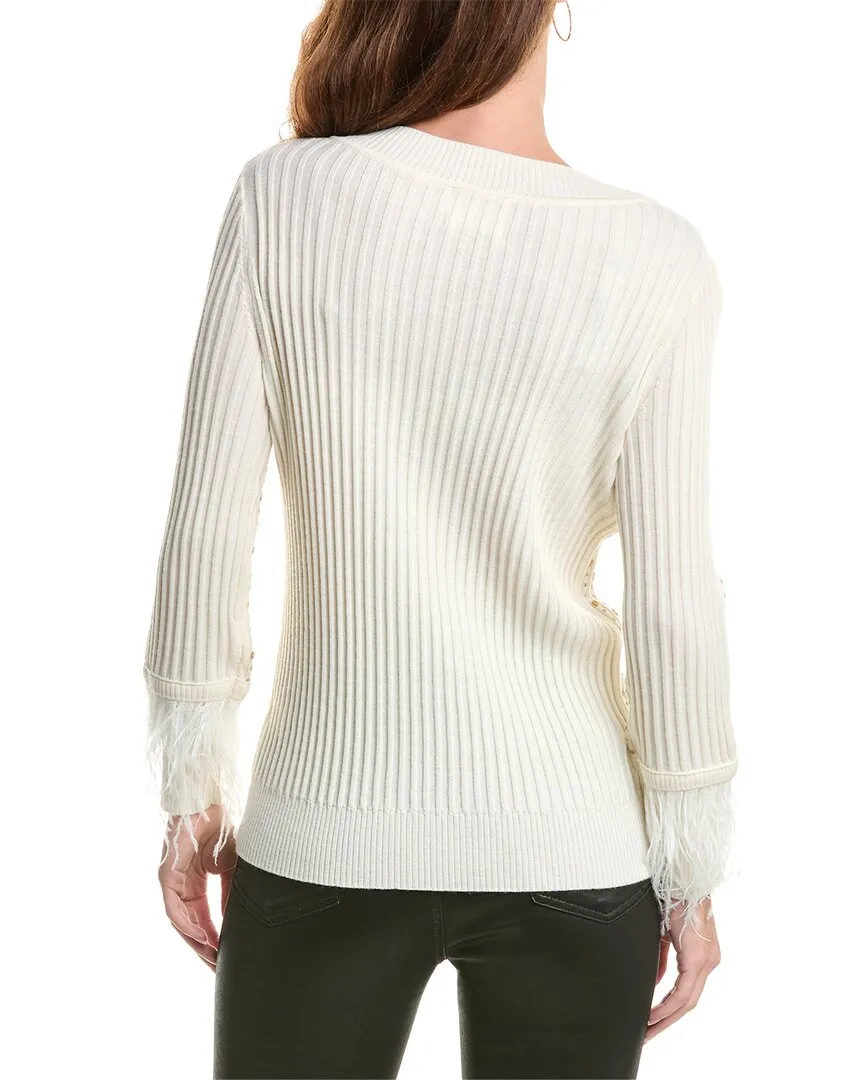 Edinburgh Knitwear Sequin Wool Sweater
