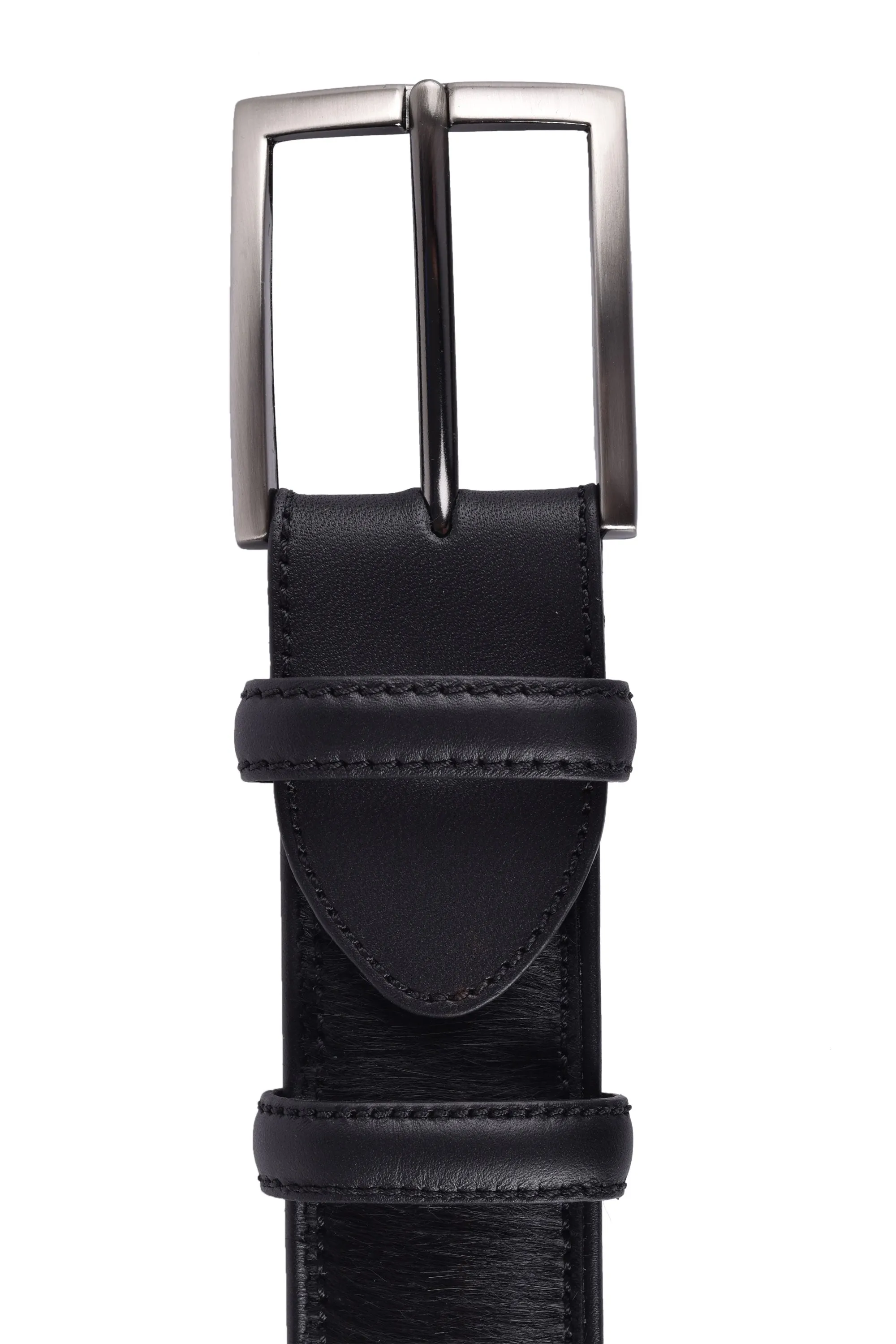 Elliot Rhodes Horsy Leather Belt Black