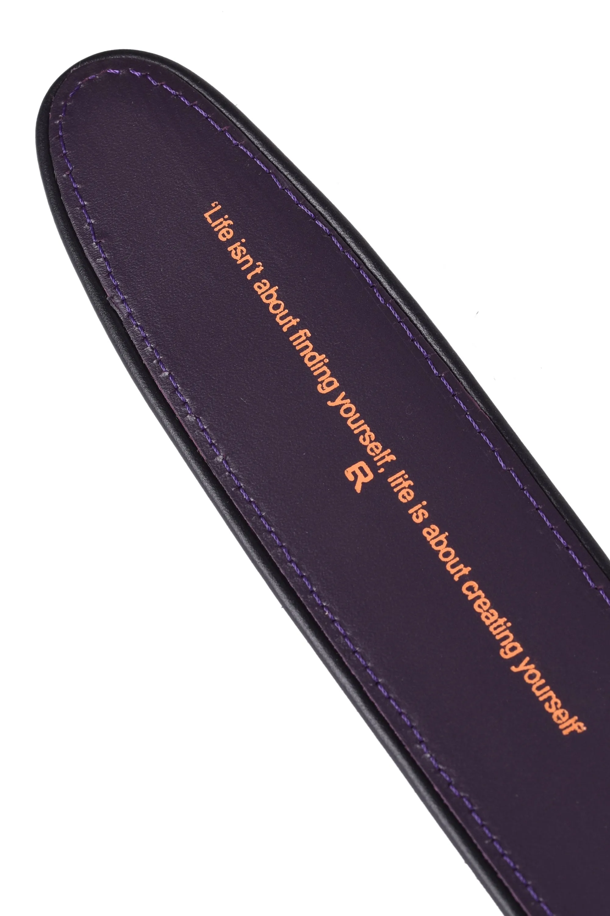 Elliot Rhodes Horsy Leather Belt Black